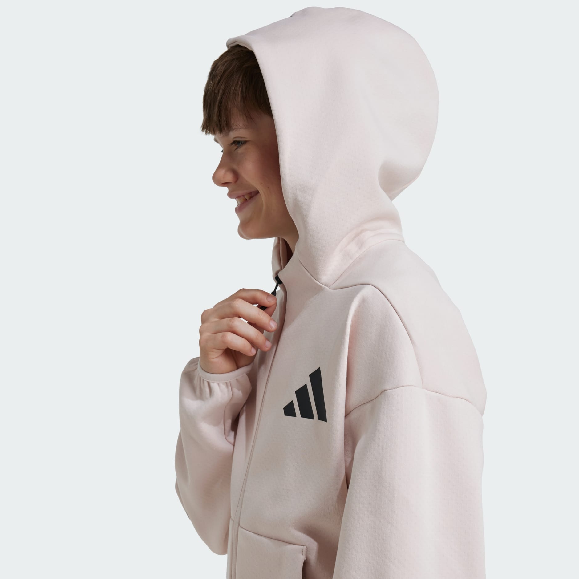 Clothing adidas Z.N.E. Full Zip Hooded Track Jacket Kids Pink adidas South Africa