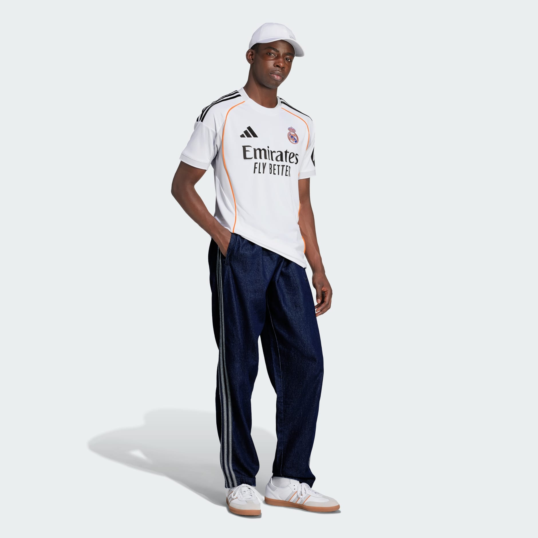 adidas Real Madrid 01/02 home kit 2XL 長袖 adidas Real Madrid CF Home Long Sleeve Jersey [White] (L
