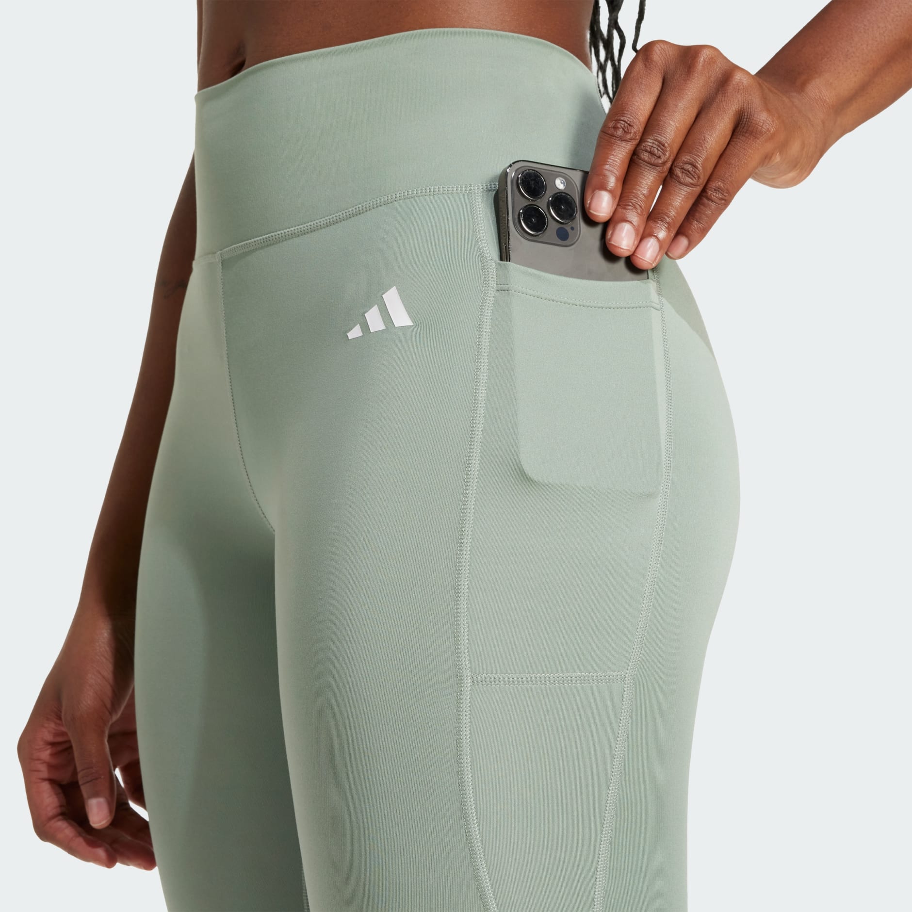 Optim&eacute; Essentials Stash Pocket Full-Length Leggings