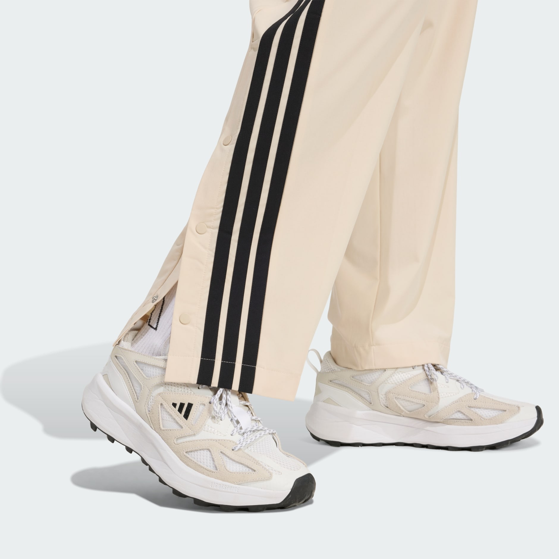 3-STRIPES WOVEN SNAP TRACKPANTS