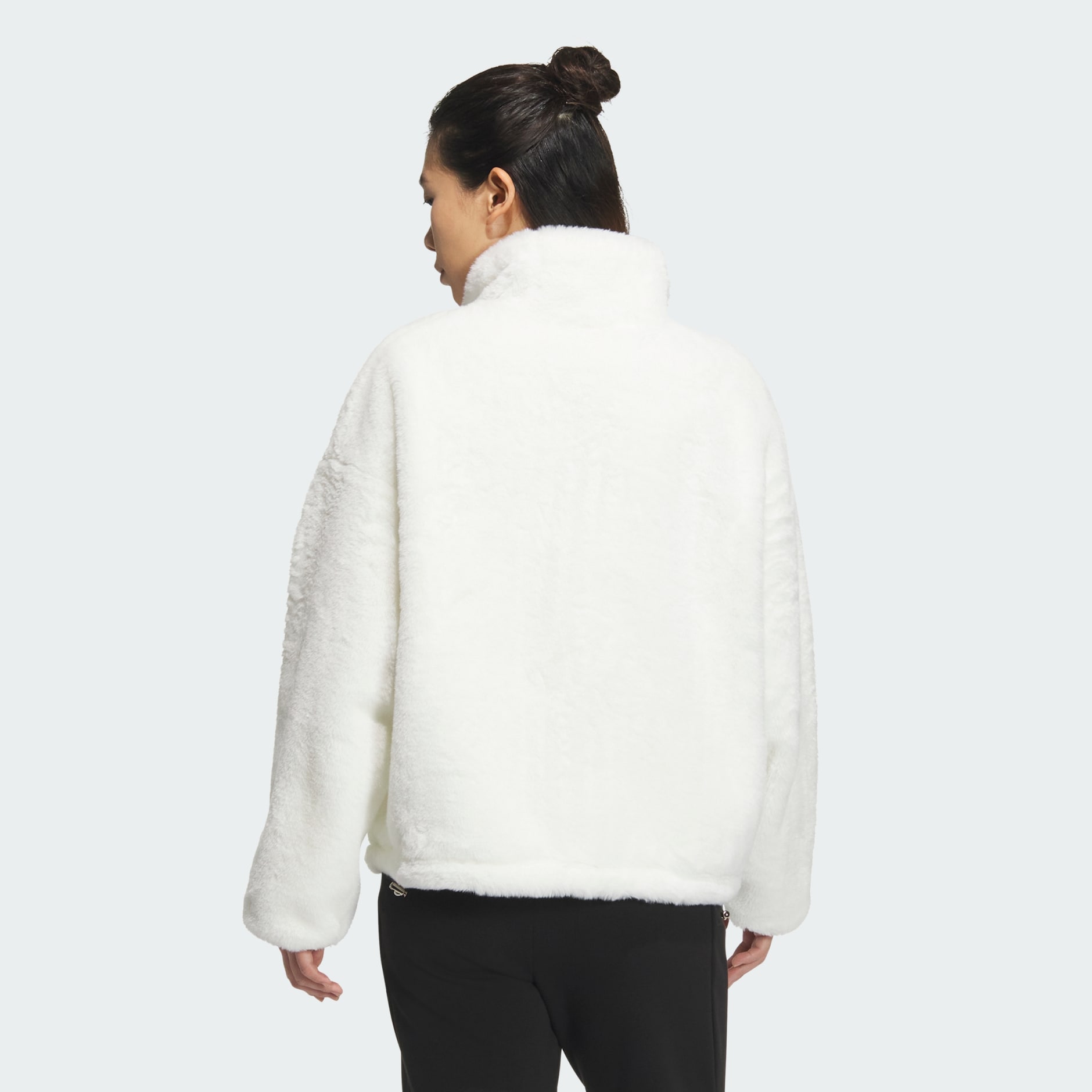 ジャケット・アウター andwang White mix fake fur coat andwang White mix fake fur coat