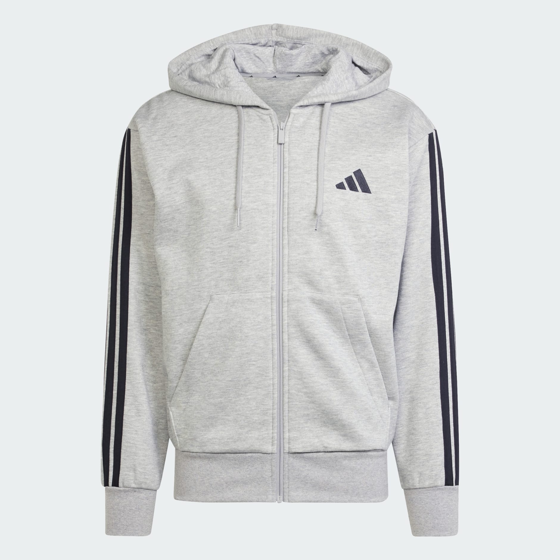Essentials 3-Stripes Fleece Hoodie