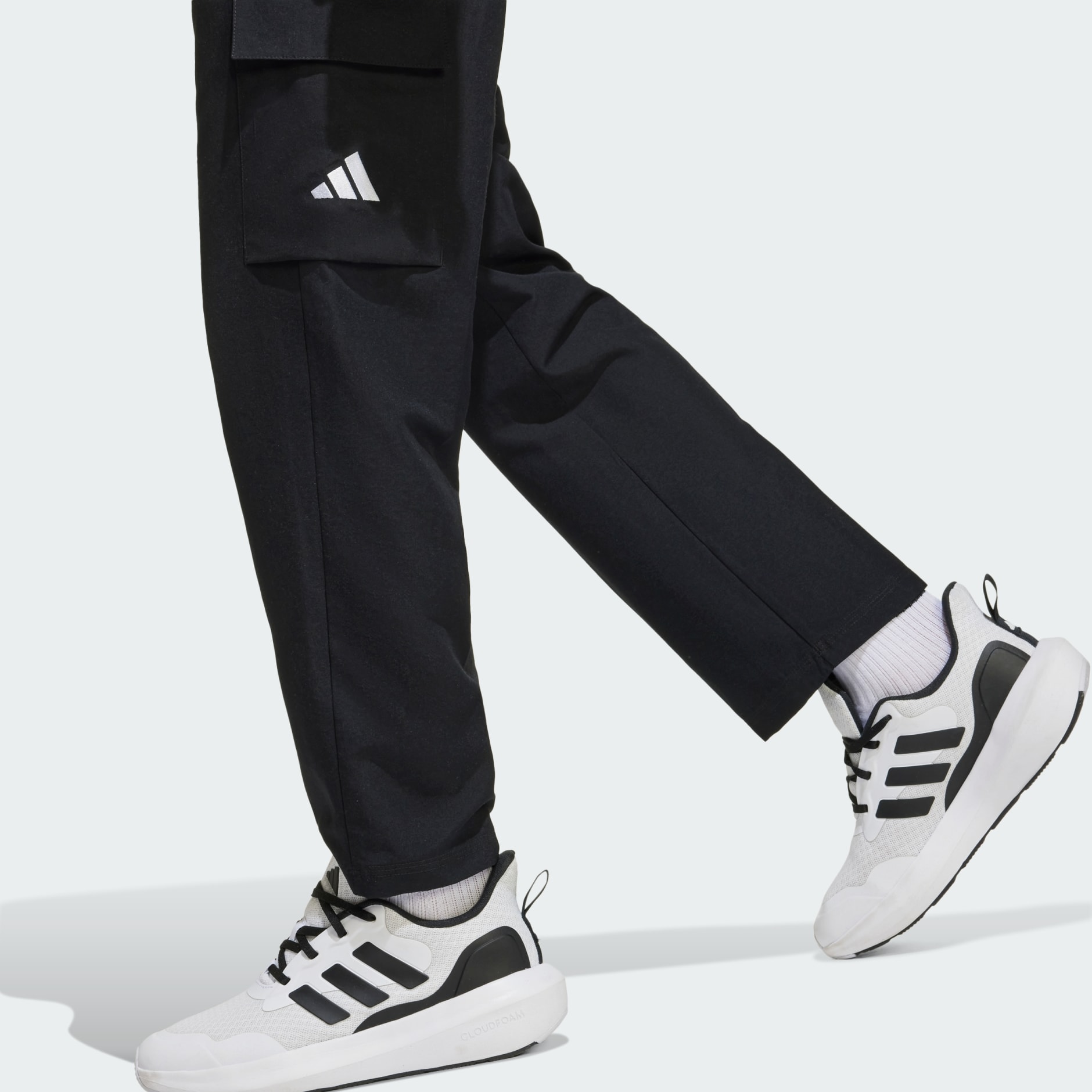 Essentials Climacool 兒童工裝長褲