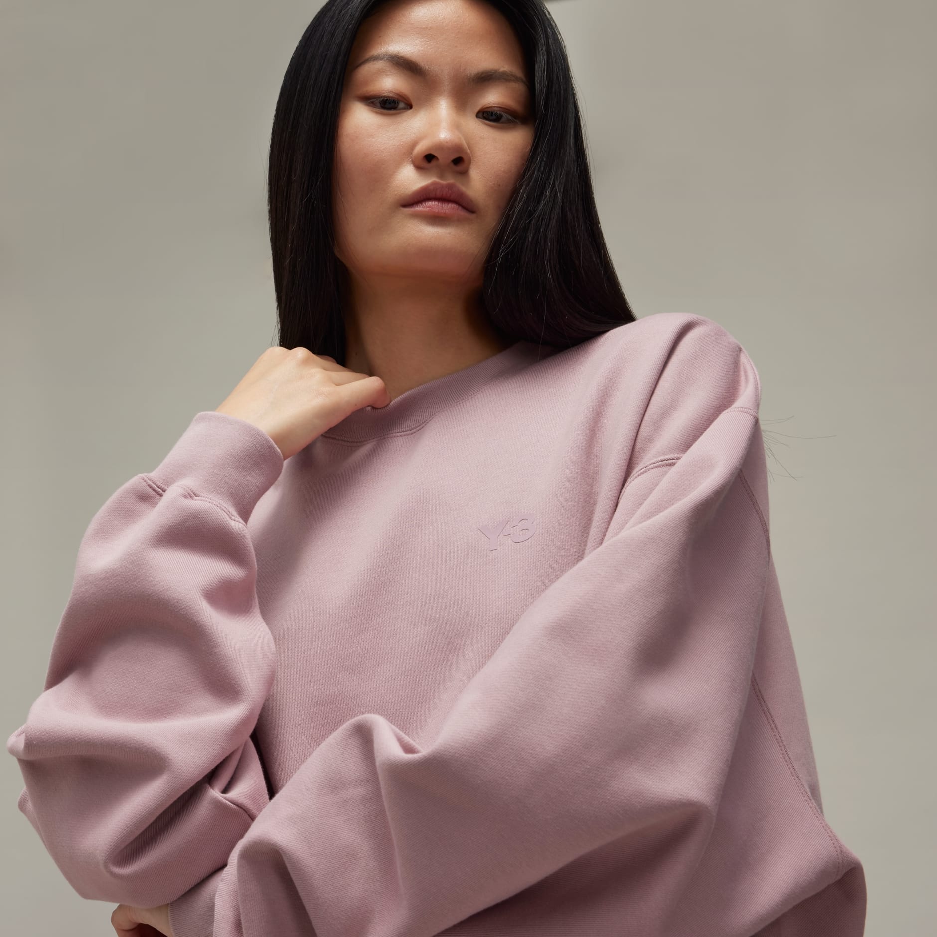 Y-3 Brushed Terry Boxy Crew Sweatshirt