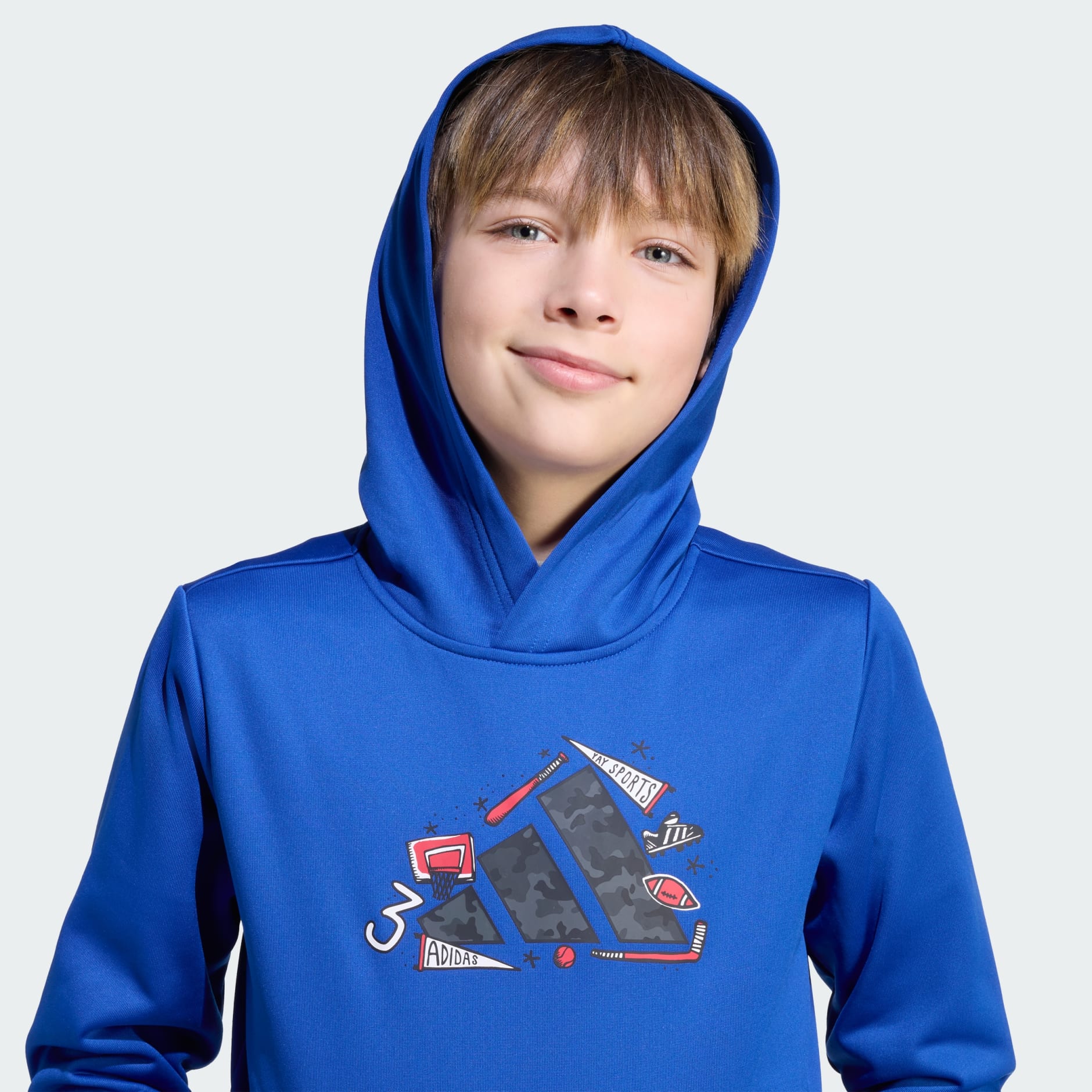 CLIMACOOL Camo Training Graphic Hoodie Kids