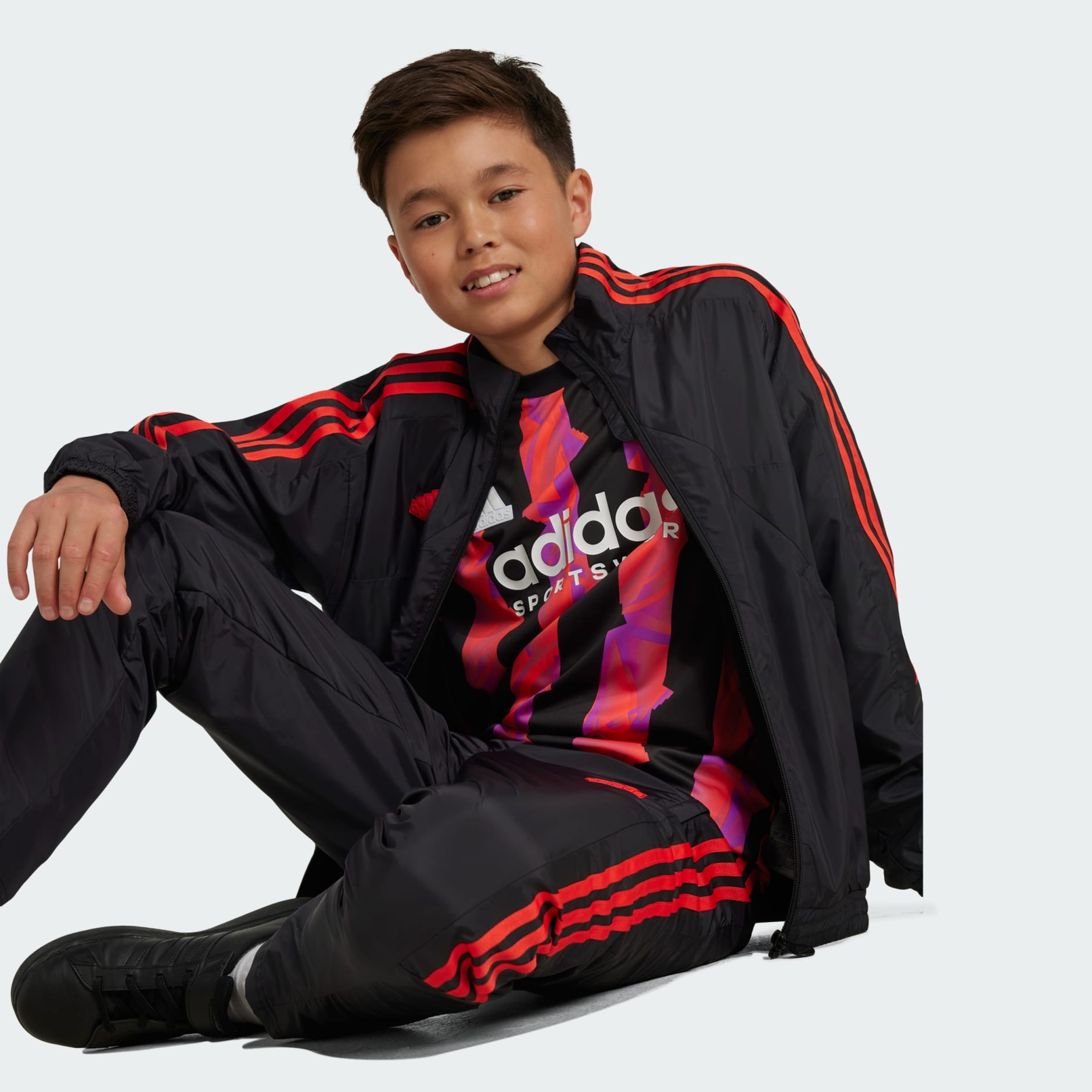 Kids Clothing Tiro Woven Track Jacket Kids Black adidas Saudi Arabia