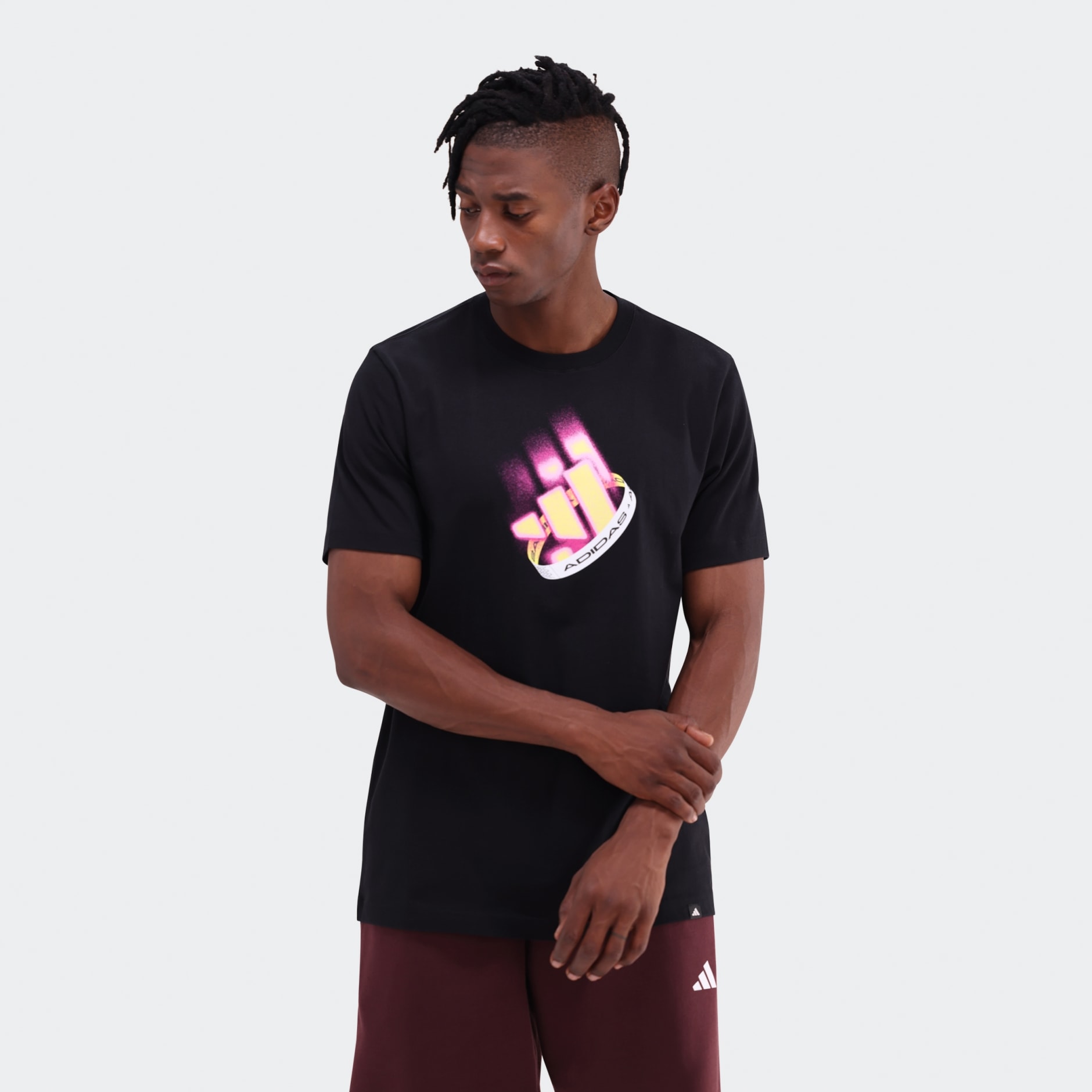 Vintage Adidas Adidas Shirt Neon Pink As-is* Neon Overdyed Adidas