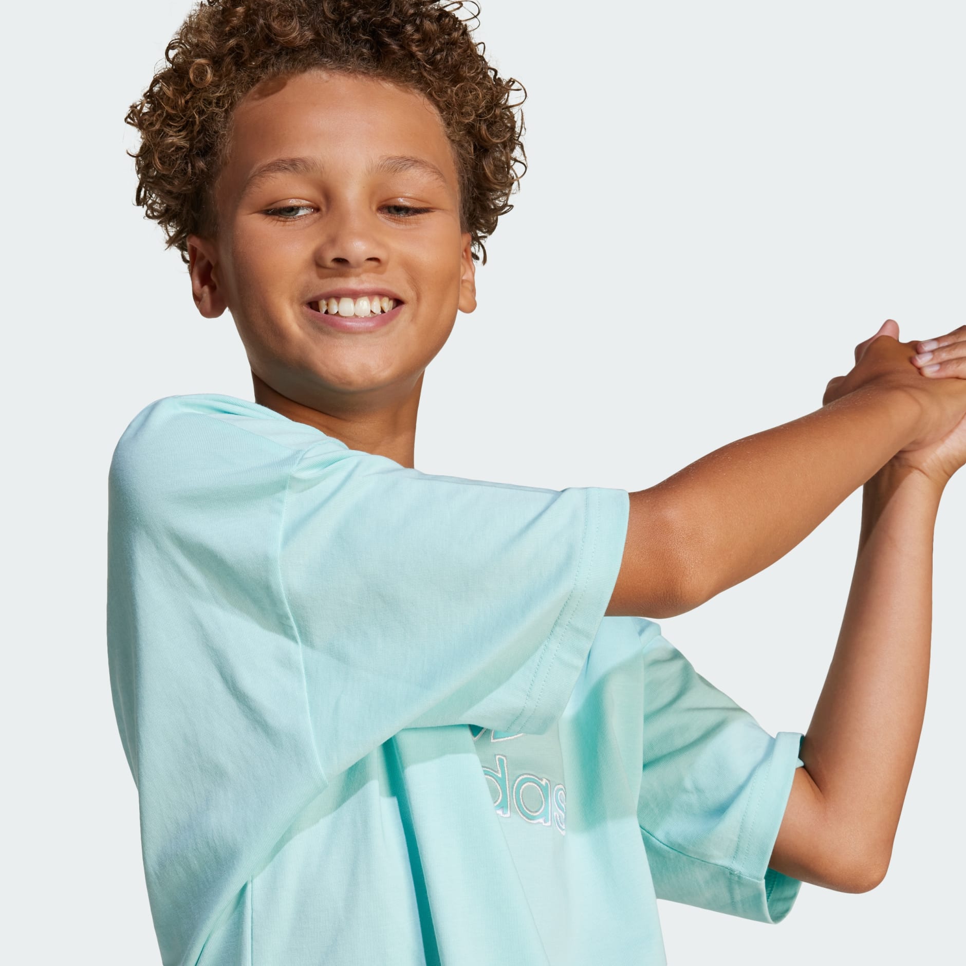 Tricou cu logo Trefoil supradimensionat