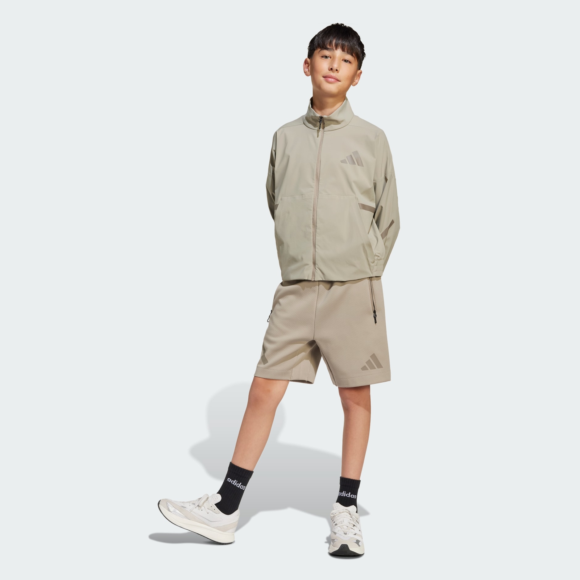Kids Clothing - Z.N.E. Woven Track Jacket Kids - Beige