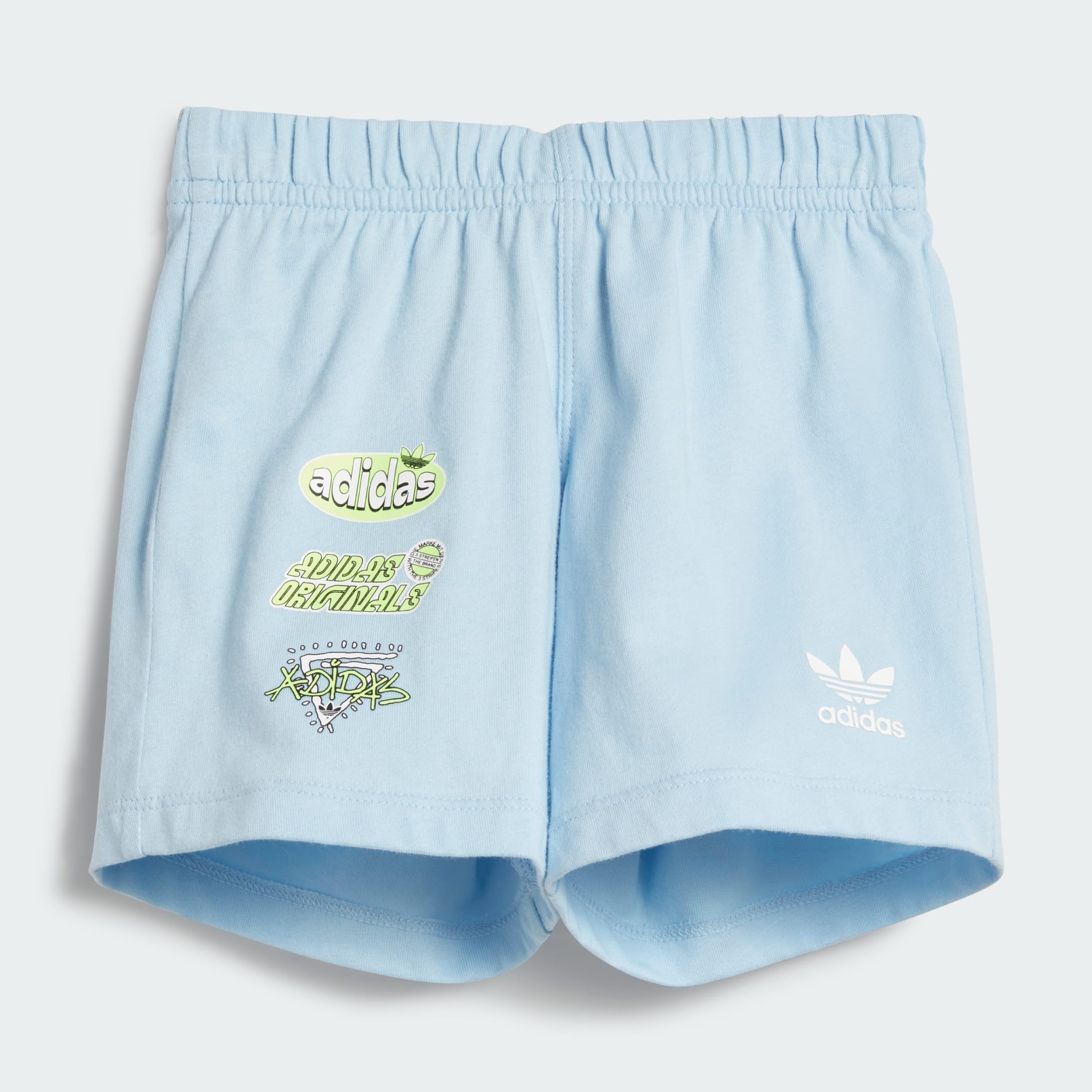 Baby blue adidas store shorts