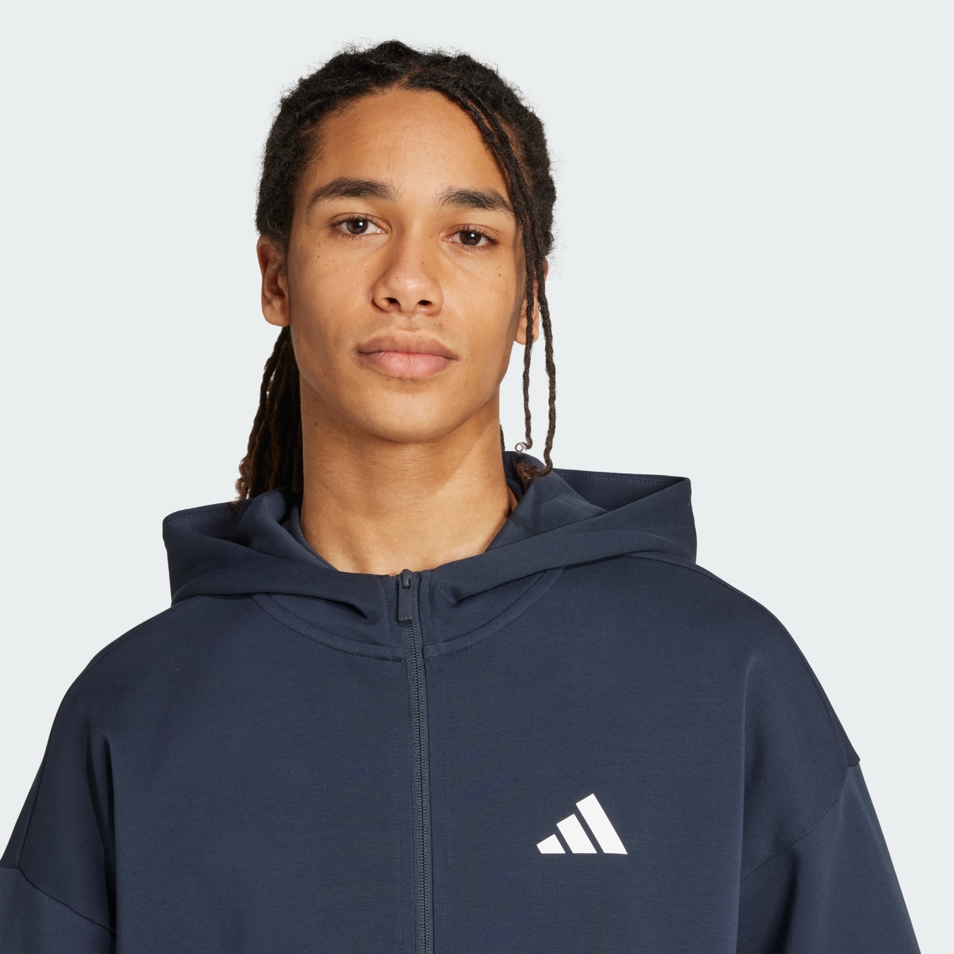 Hanorac cu fermoar lung și logo mic Future Icons