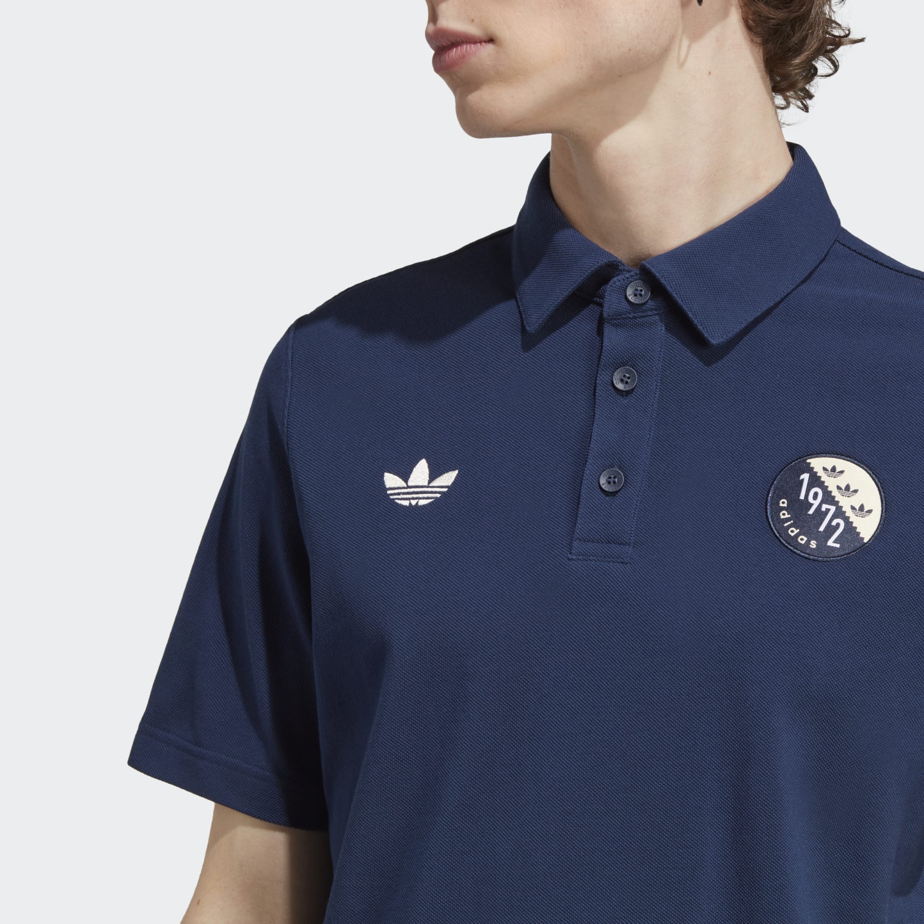 Åben Forhandle indhold Men's Clothing - Blokepop Polo Shirt - Blue | adidas Oman