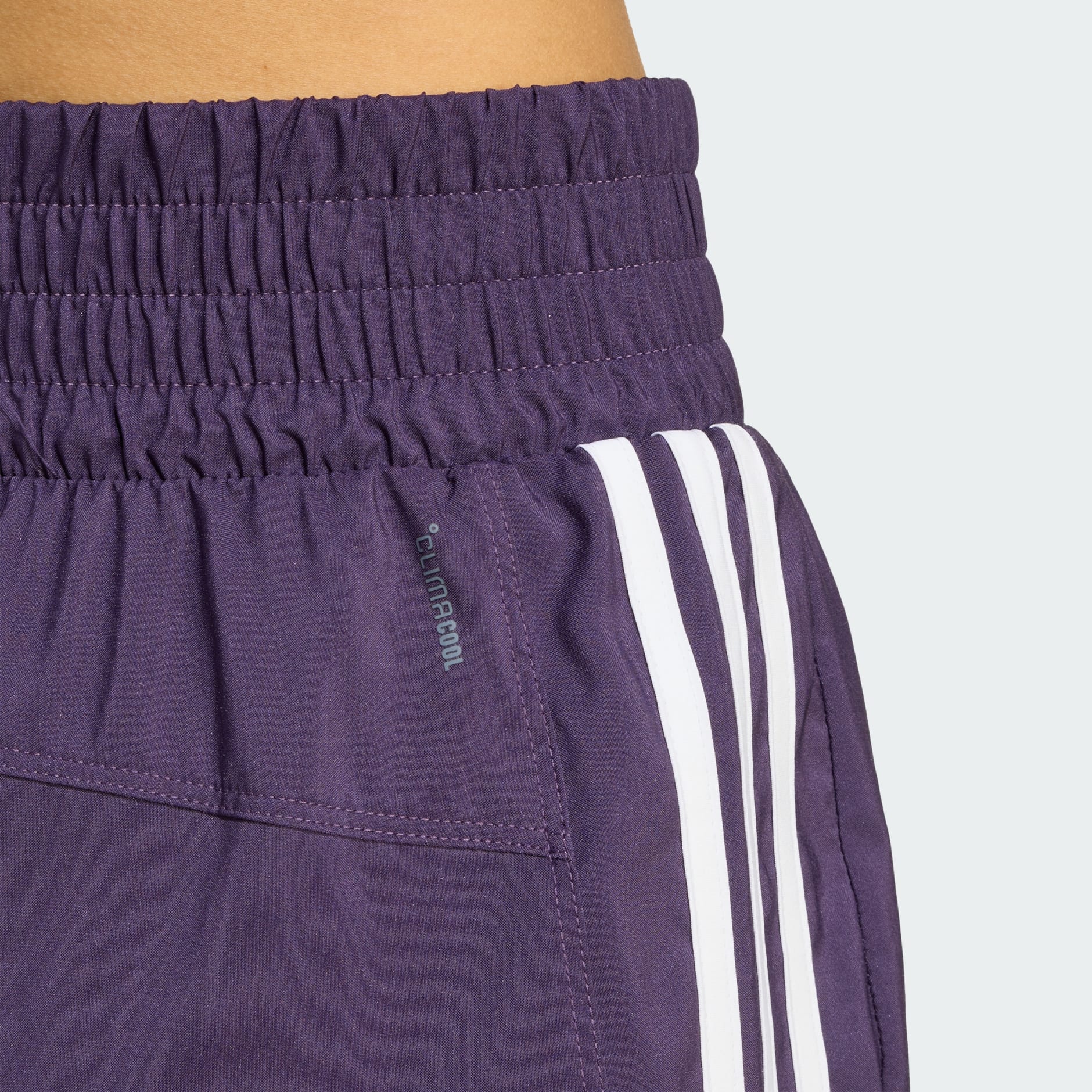 Pacer Training 3-Stripes Woven High-Rise Shorts