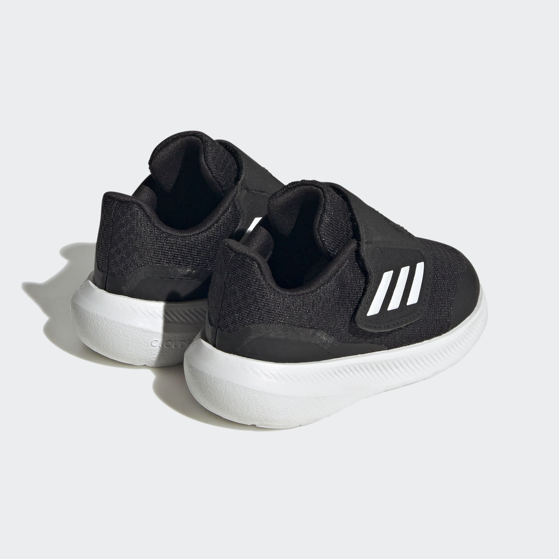 adidas RunFalcon 3.0 Hook-and-Loop Shoes - Black | adidas UAE