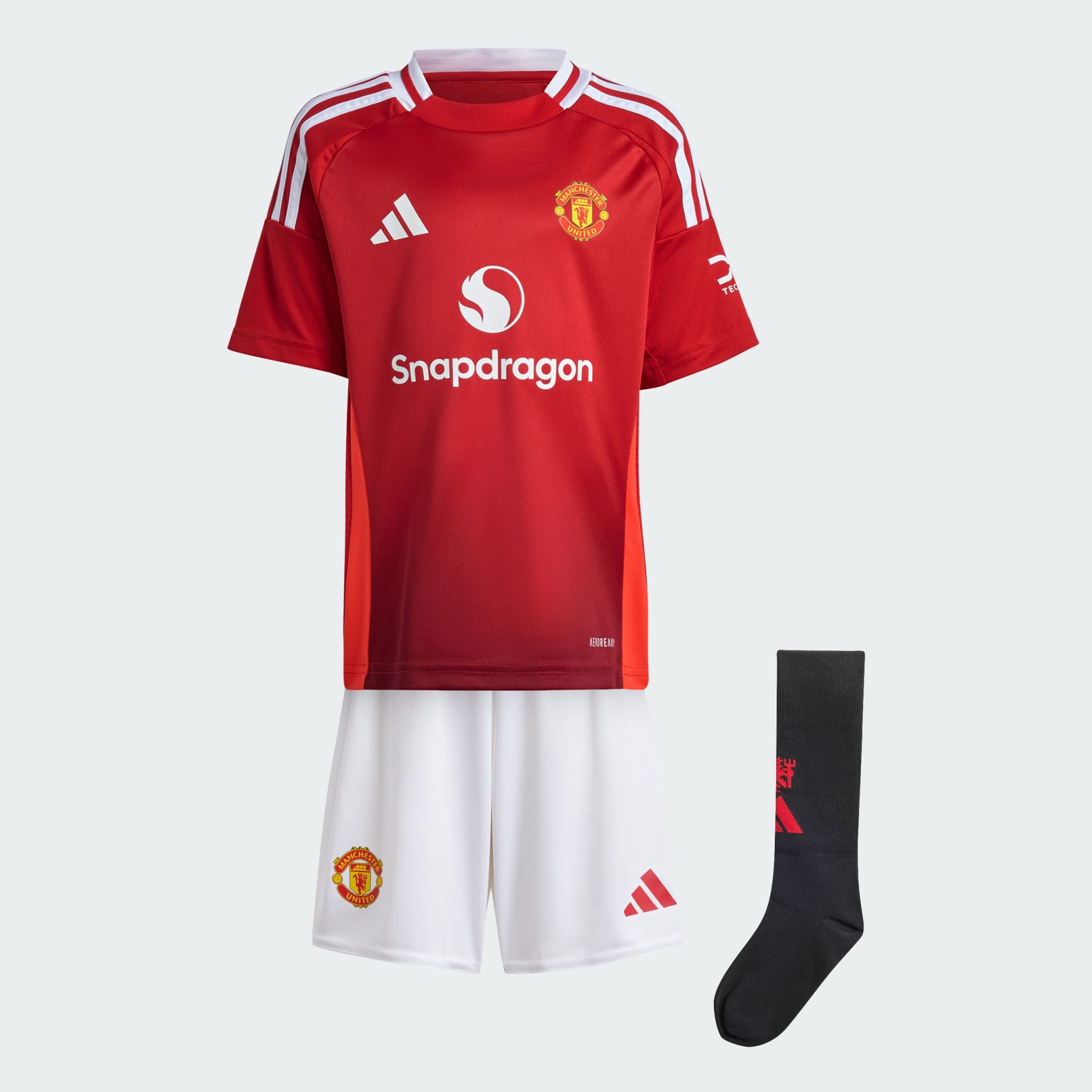 adidas Manchester United 24/25 Home Mini Kit Kids - Red | adidas UAE