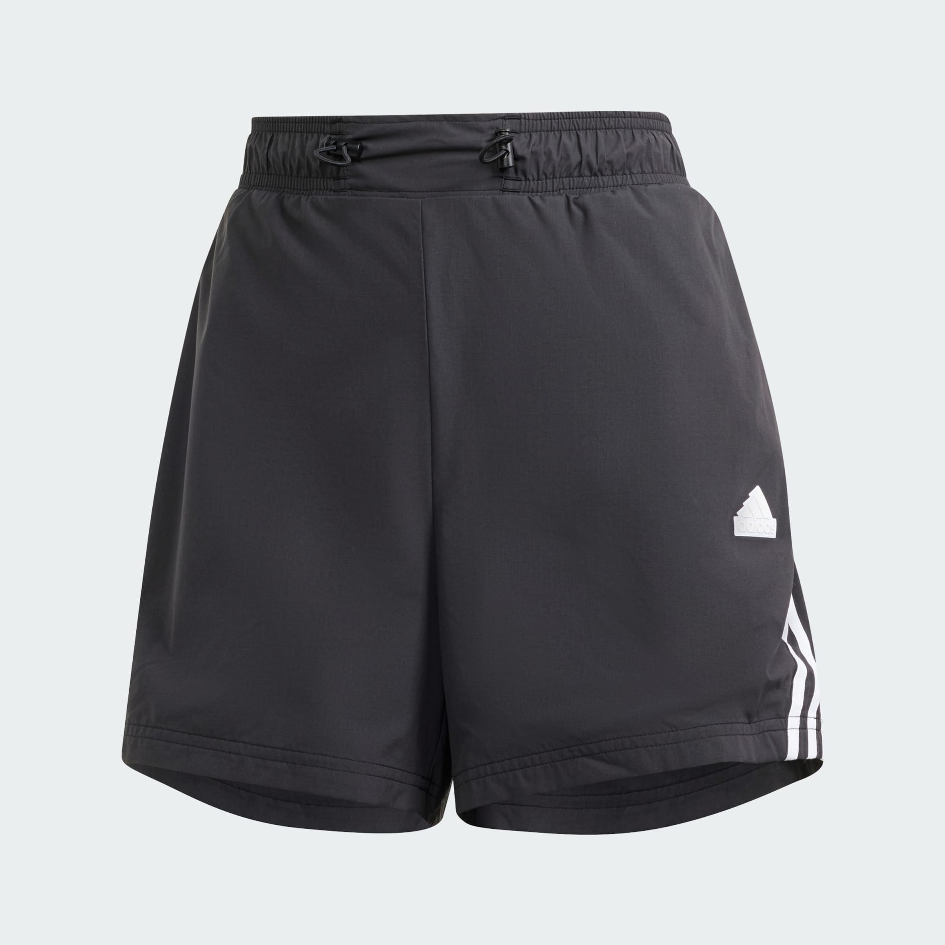 adidas Future Icons 3-Stripes Woven Shorts - Black | adidas LK