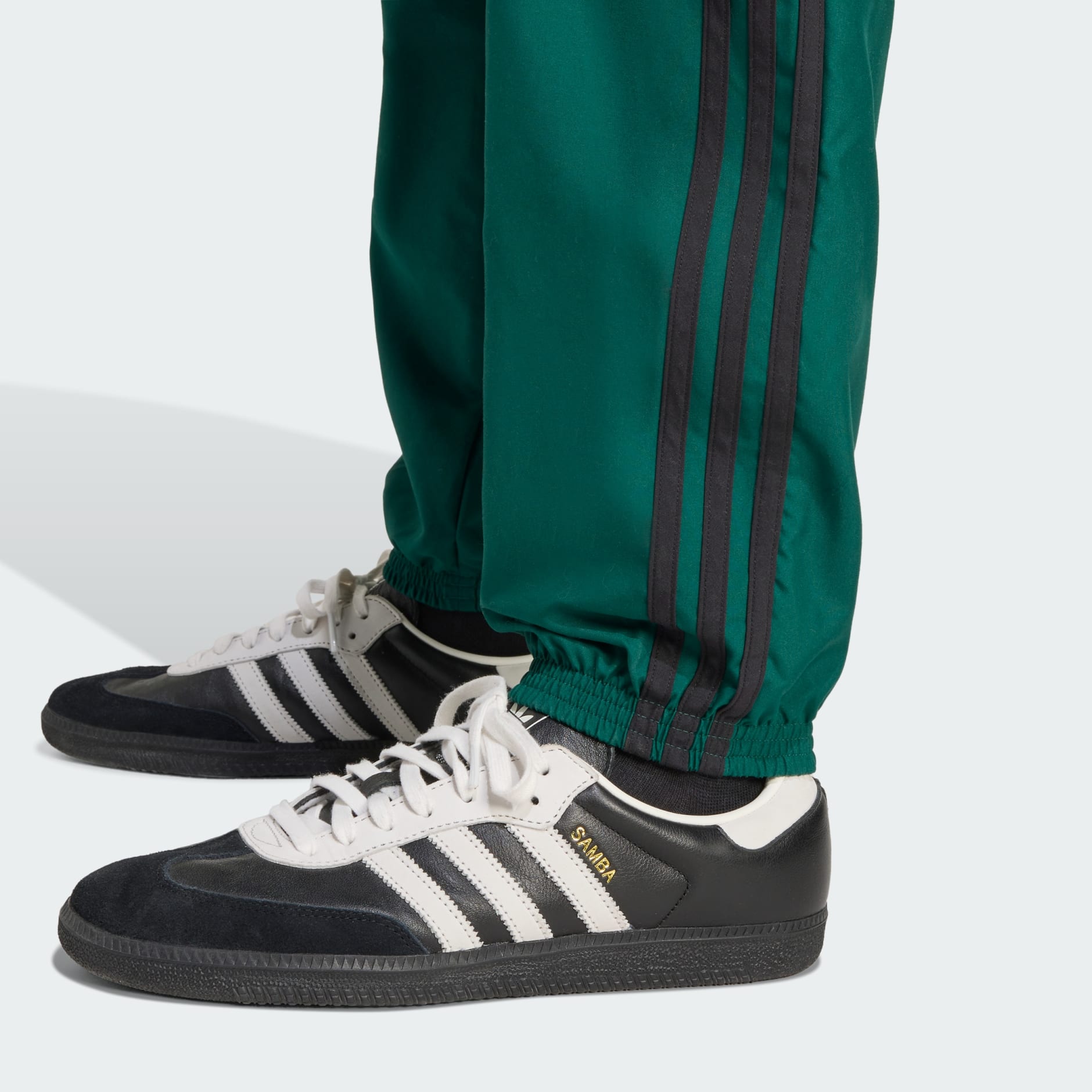 Clothing - Brushed Woven Track Pants - Green | adidas Oman