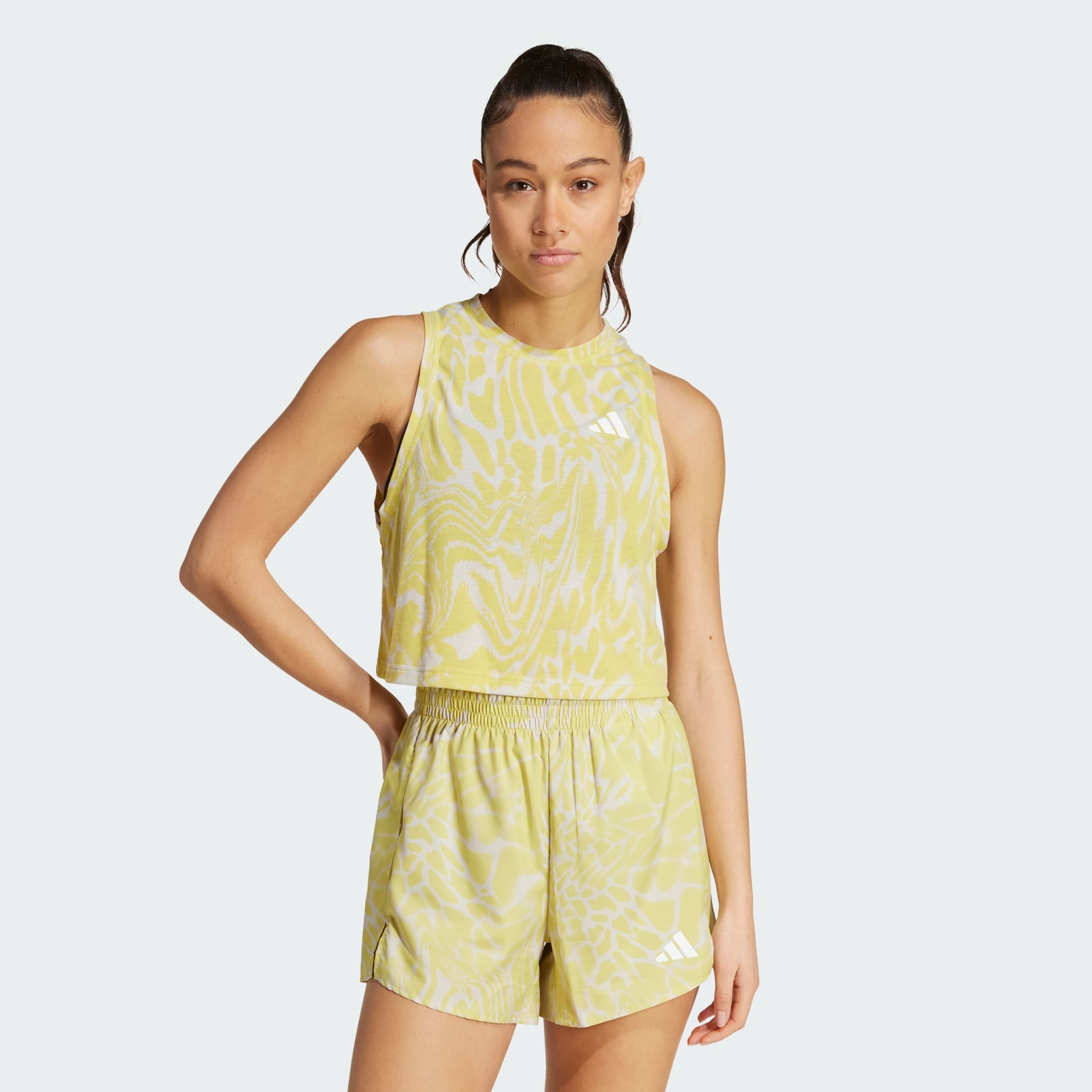 Train Essentials Allover Print Workout Tank Top