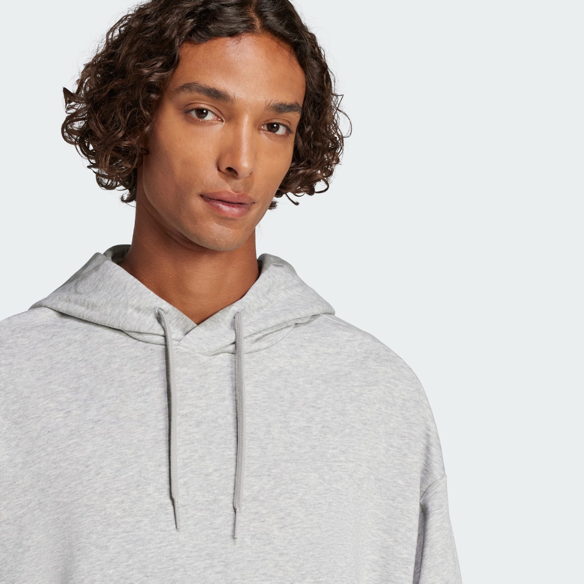 Essentials Loose-Fit 3 Bar Logo French Terry Hoodie