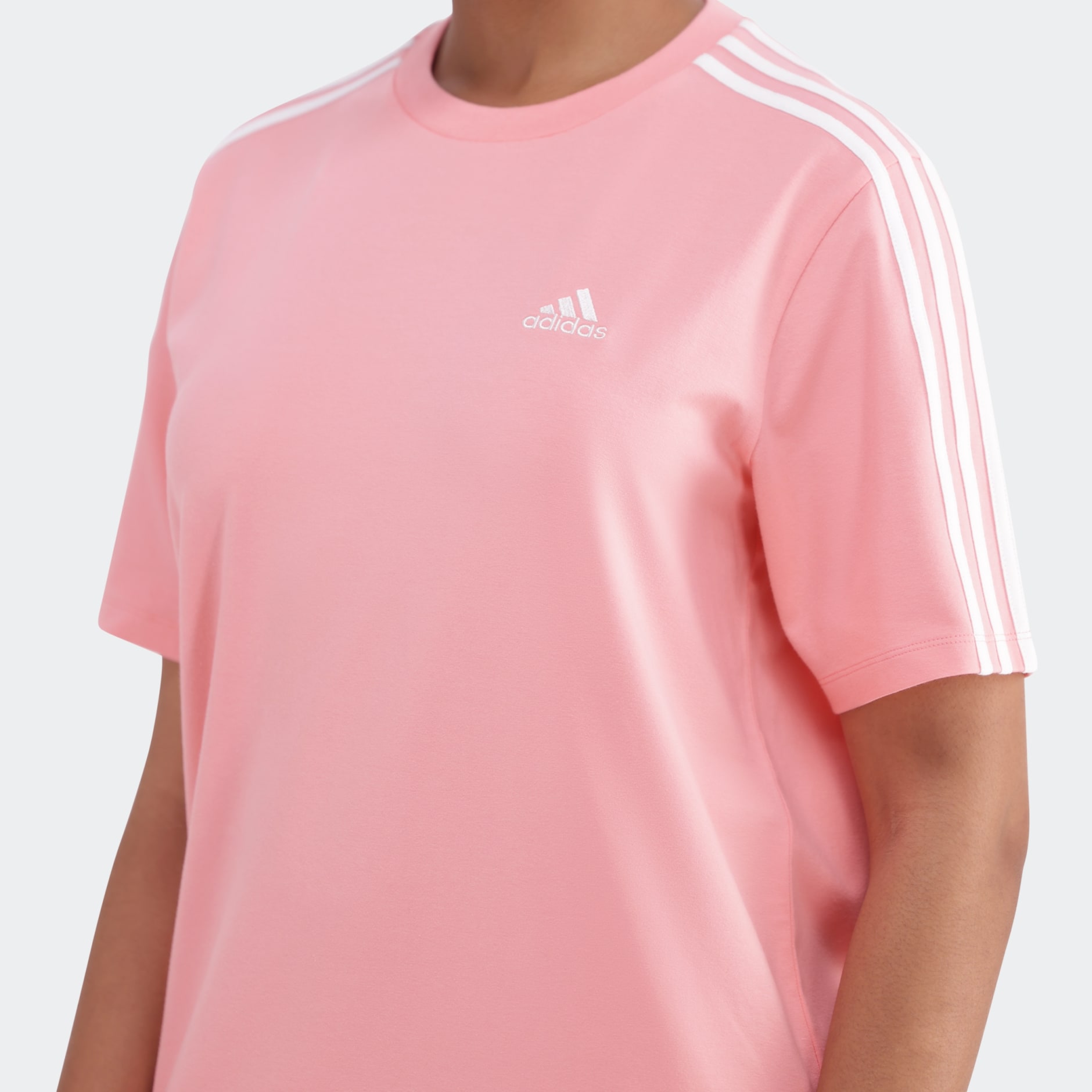 Adidas tee dress pink online