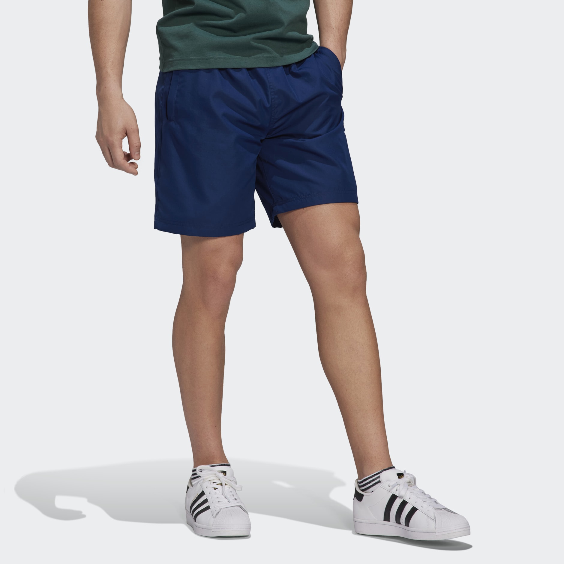 adidas Adicolor Essentials Trace Shorts - Blue | adidas UAE