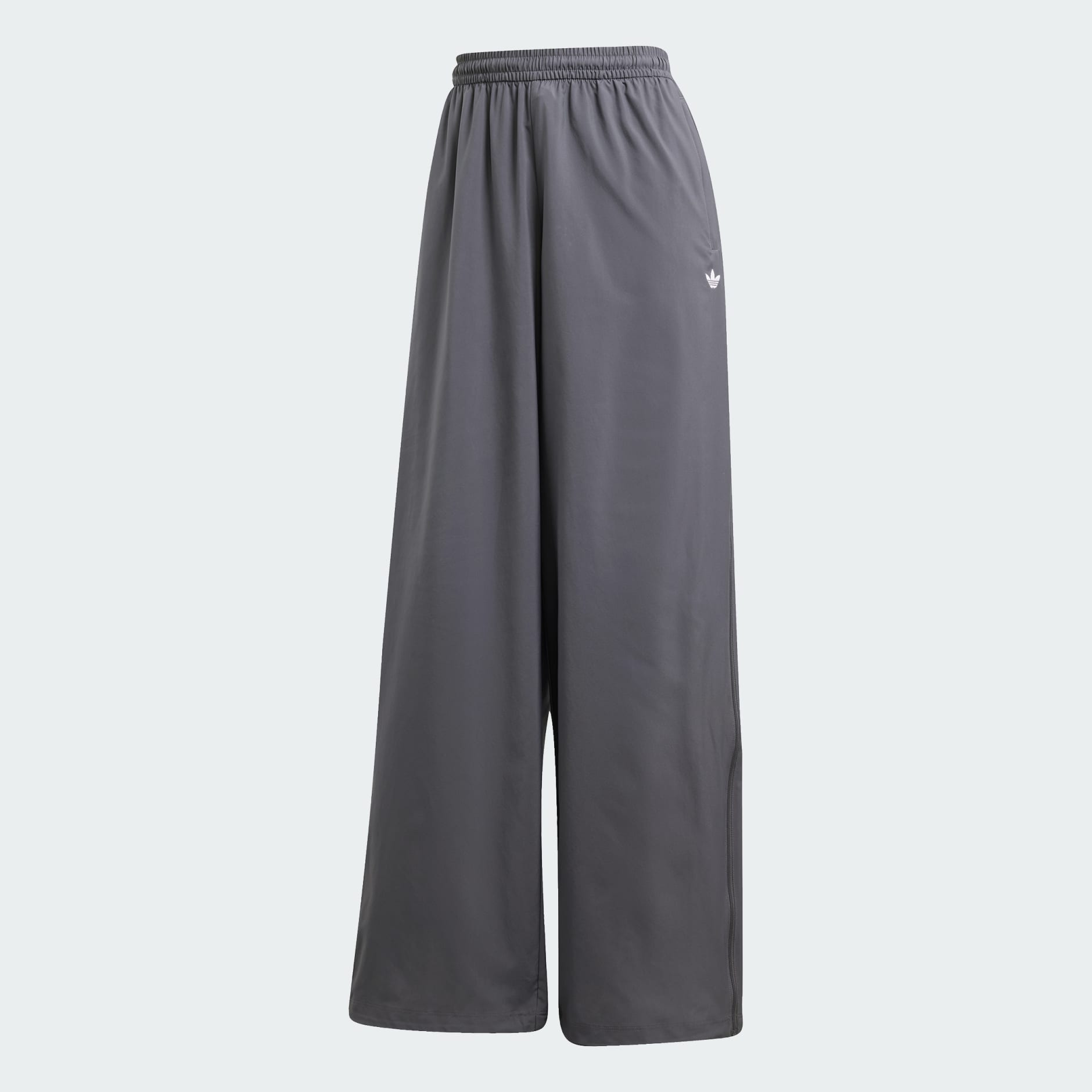 海外限定 adidas ルーズデニムパンツ ストライプ ブルー XS
