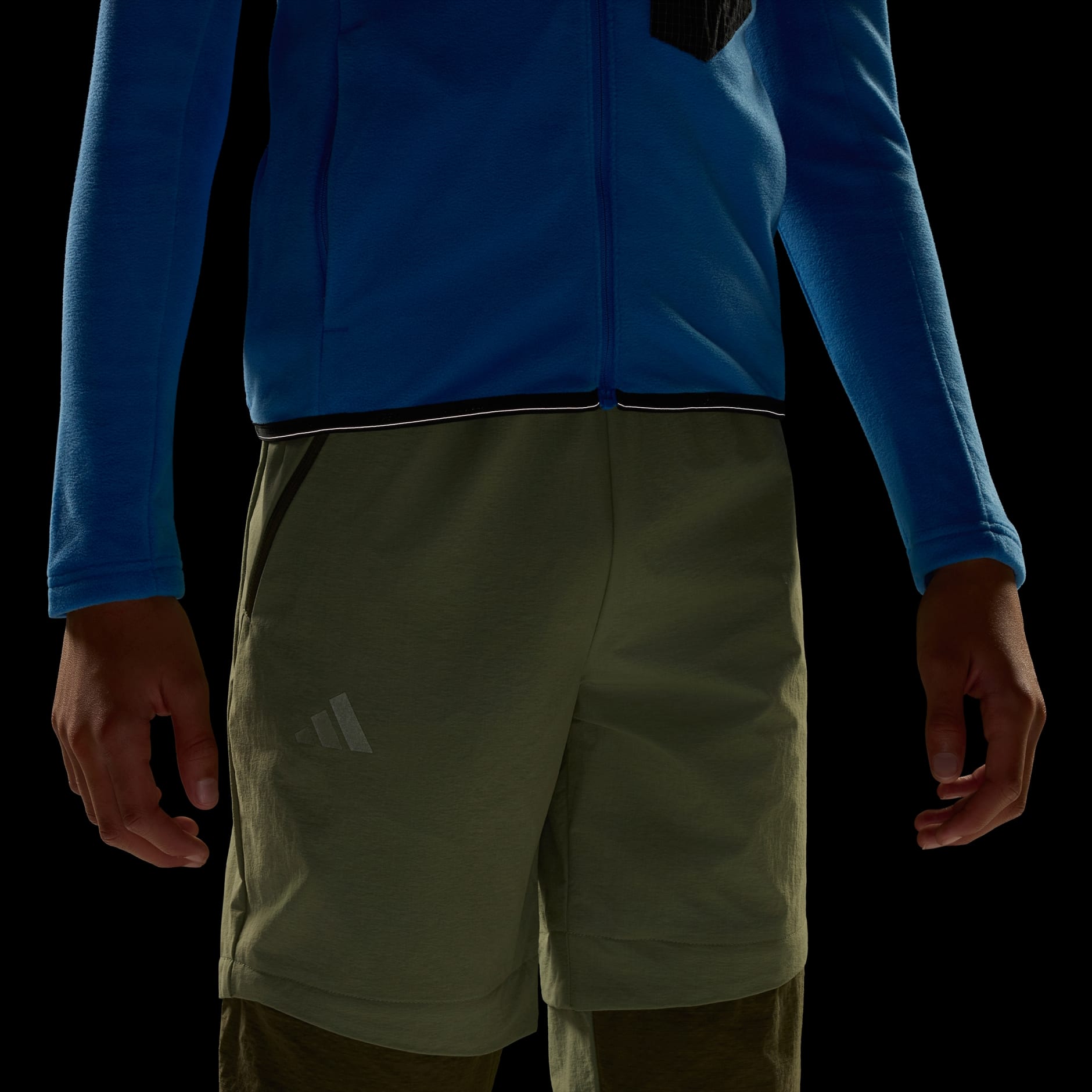 Bluză din Polar Terrex Multi cu Fermoar Complet, pentru Copii