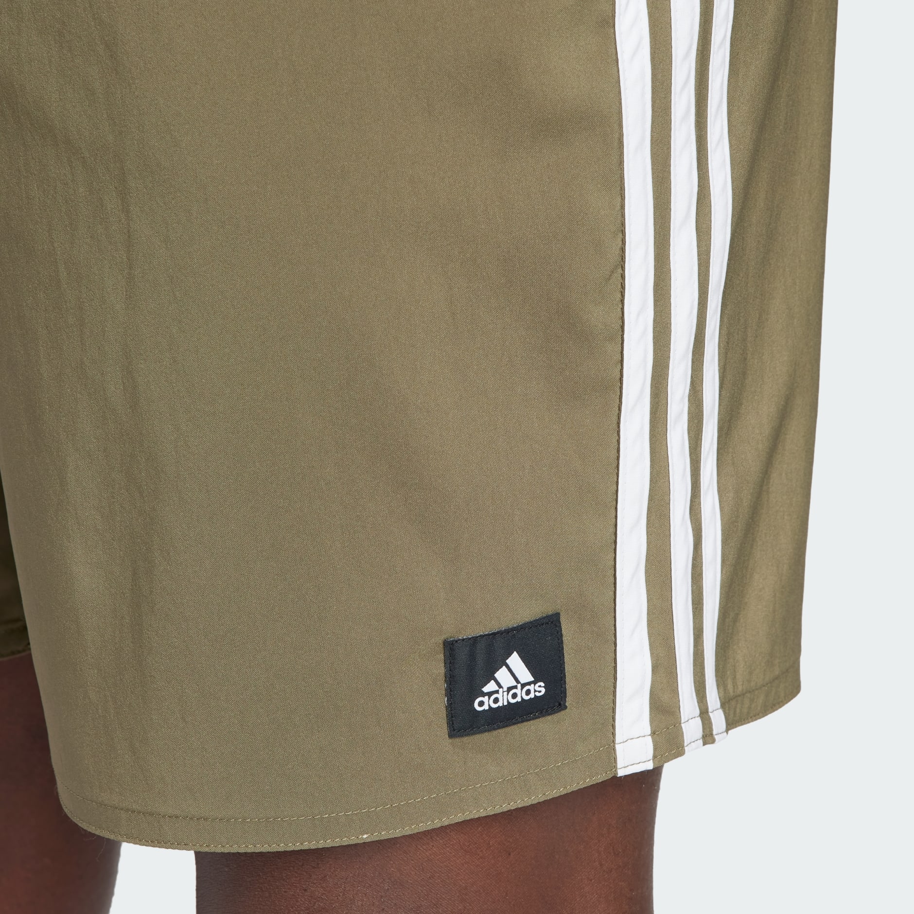 adidas khaki swim shorts