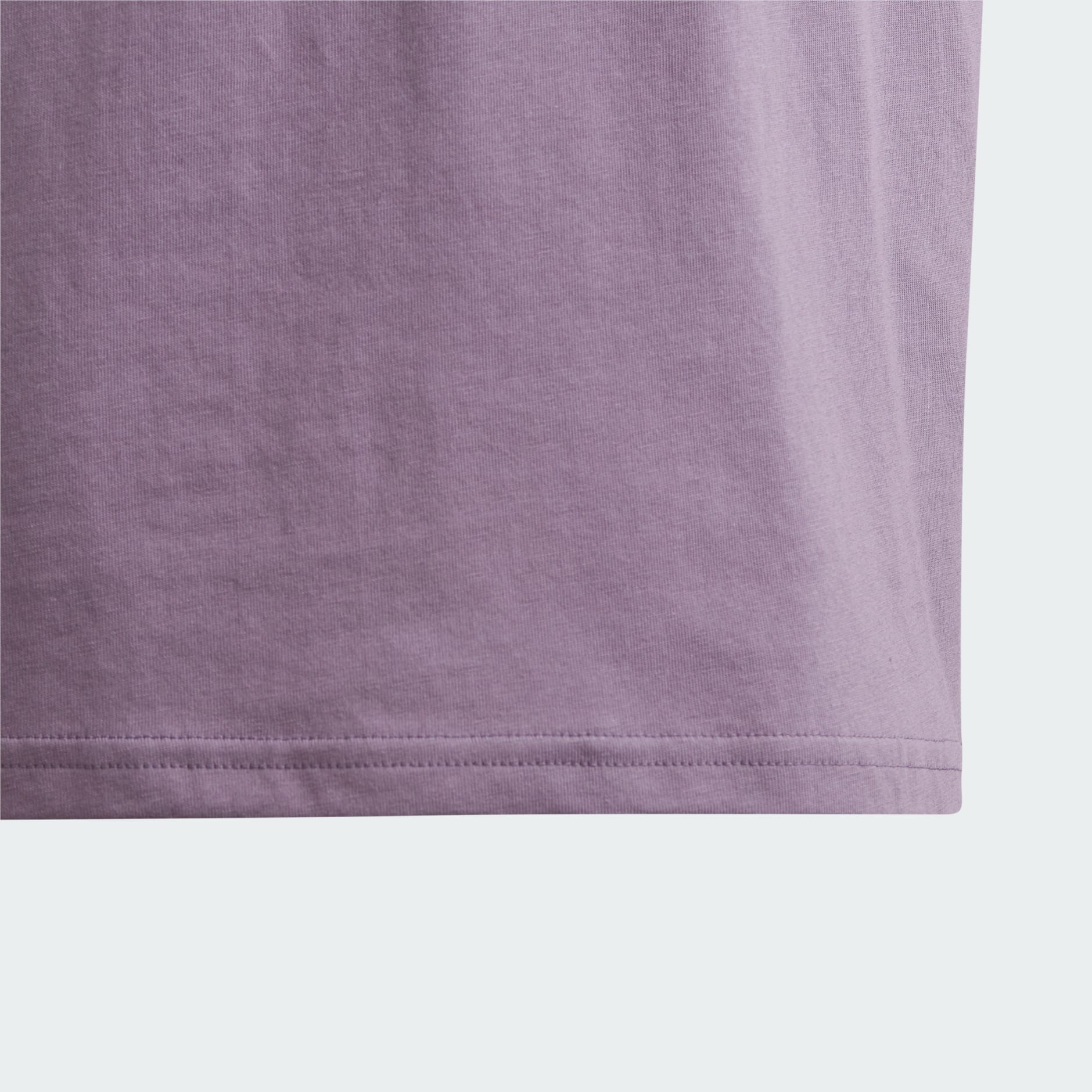 adidas Essentials Big Cotton Tee | Purple adidas KE - Logo