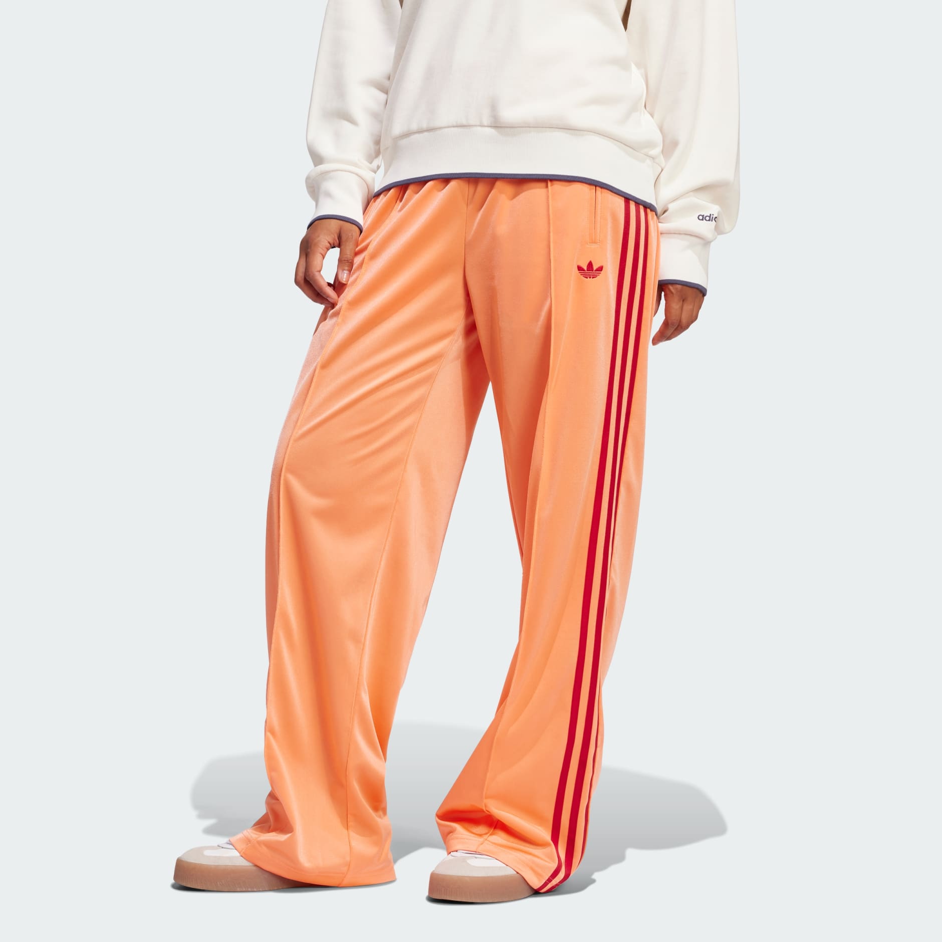 adidas Pantaloni de trening largi Adicolor Classic Firebird - Orange |  adidas Romania