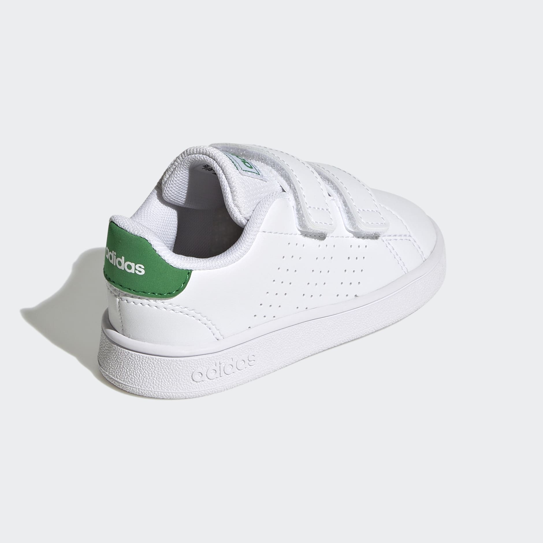 - Hook-and-Loop LK adidas Lifestyle | Court Advantage Two adidas White Shoes