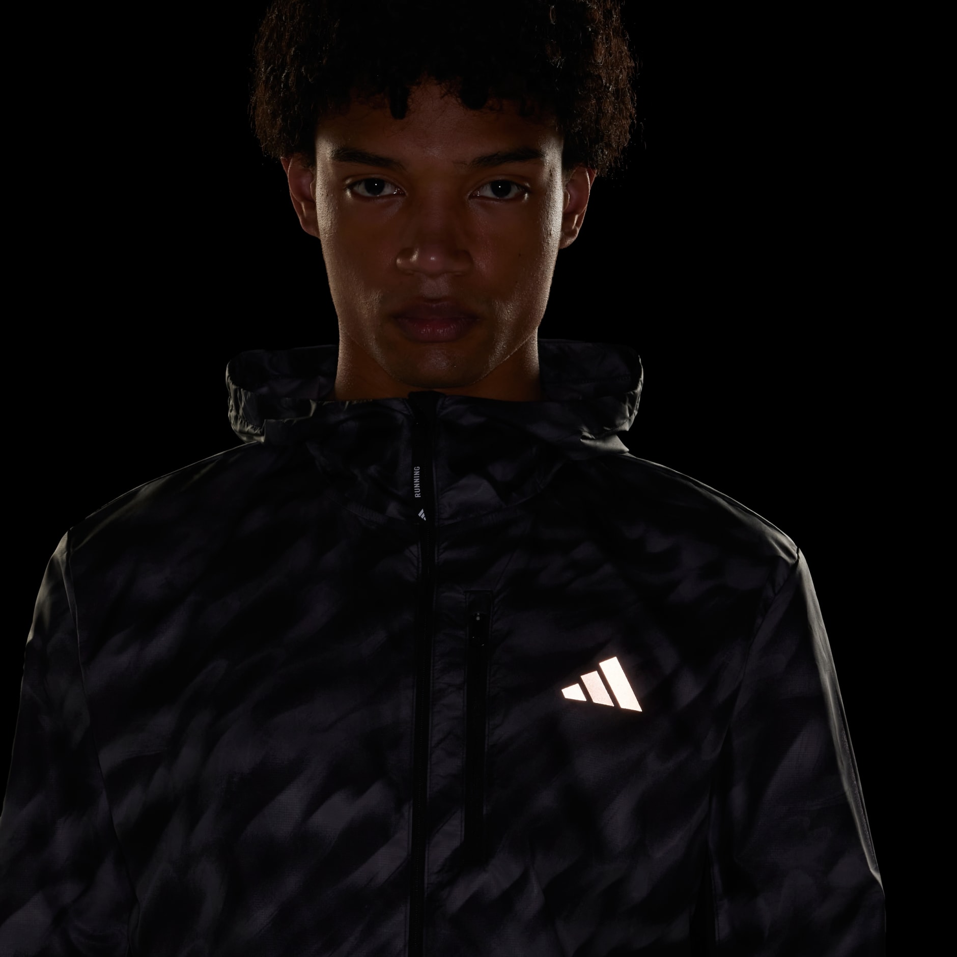 Own The Run Allover Print Jacket