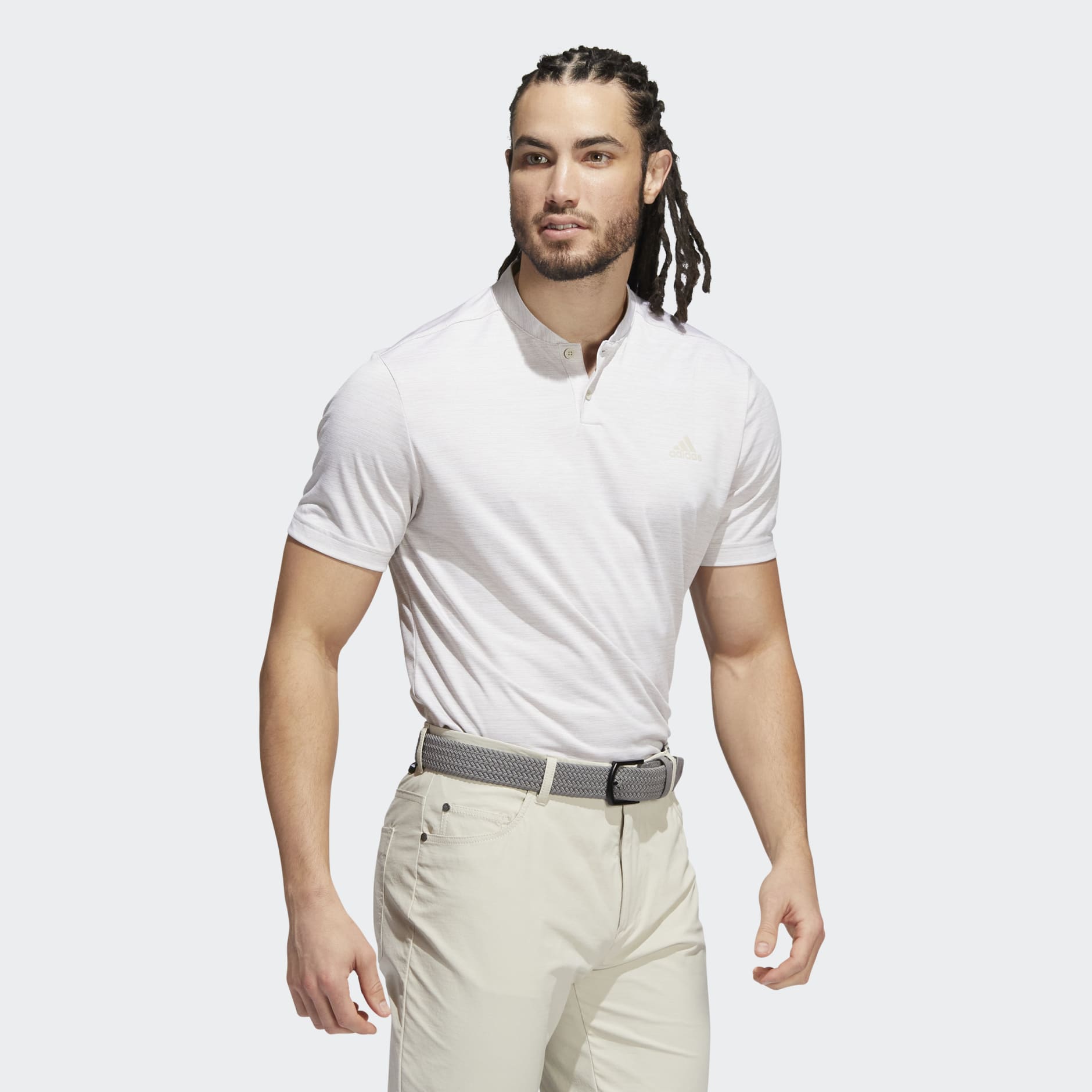 Textured Stripe Polo Shirt