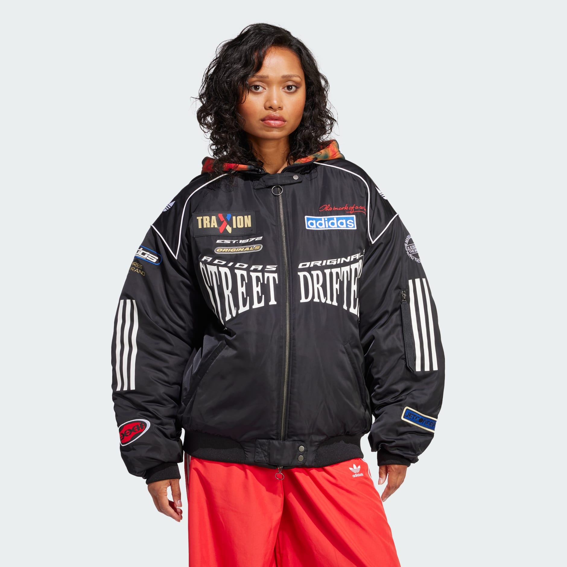 adidas Rasant Moto Bomber Jacket Black adidas TZ