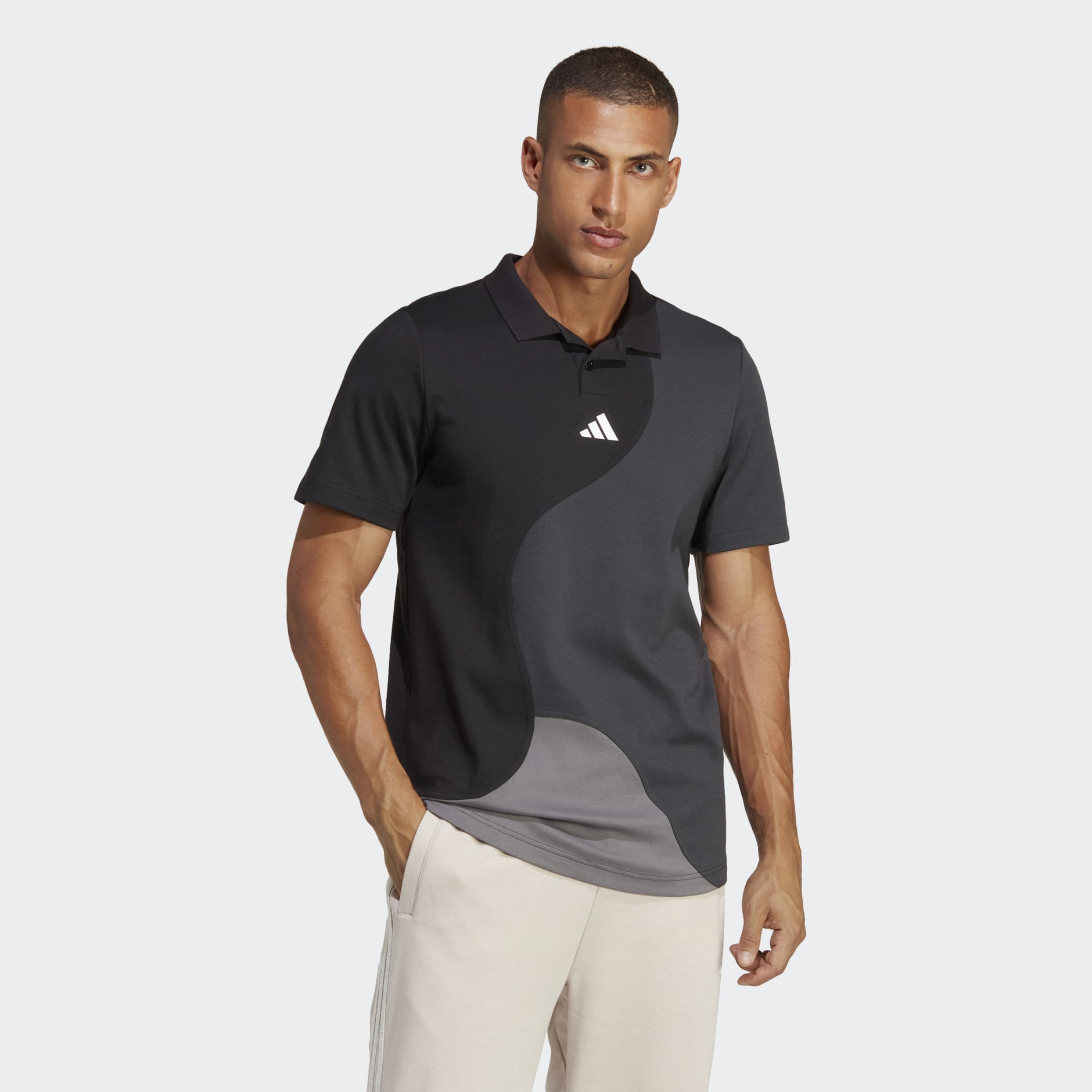 Clubhouse Premium Classic Tennis Colorblock Polo Shirt