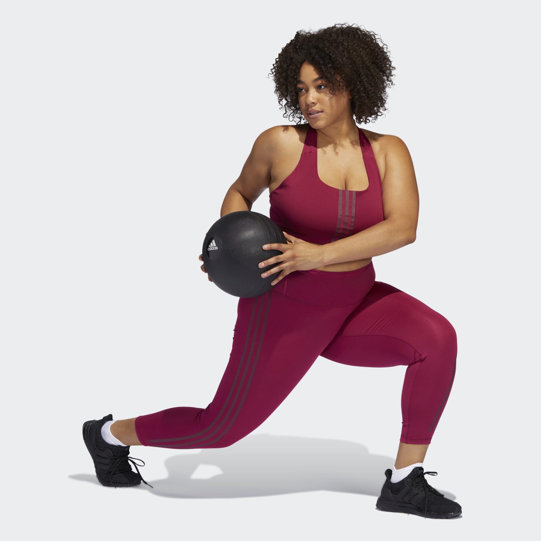 adidas Powerimpact Training Medium-Support Bra (Plus Size)