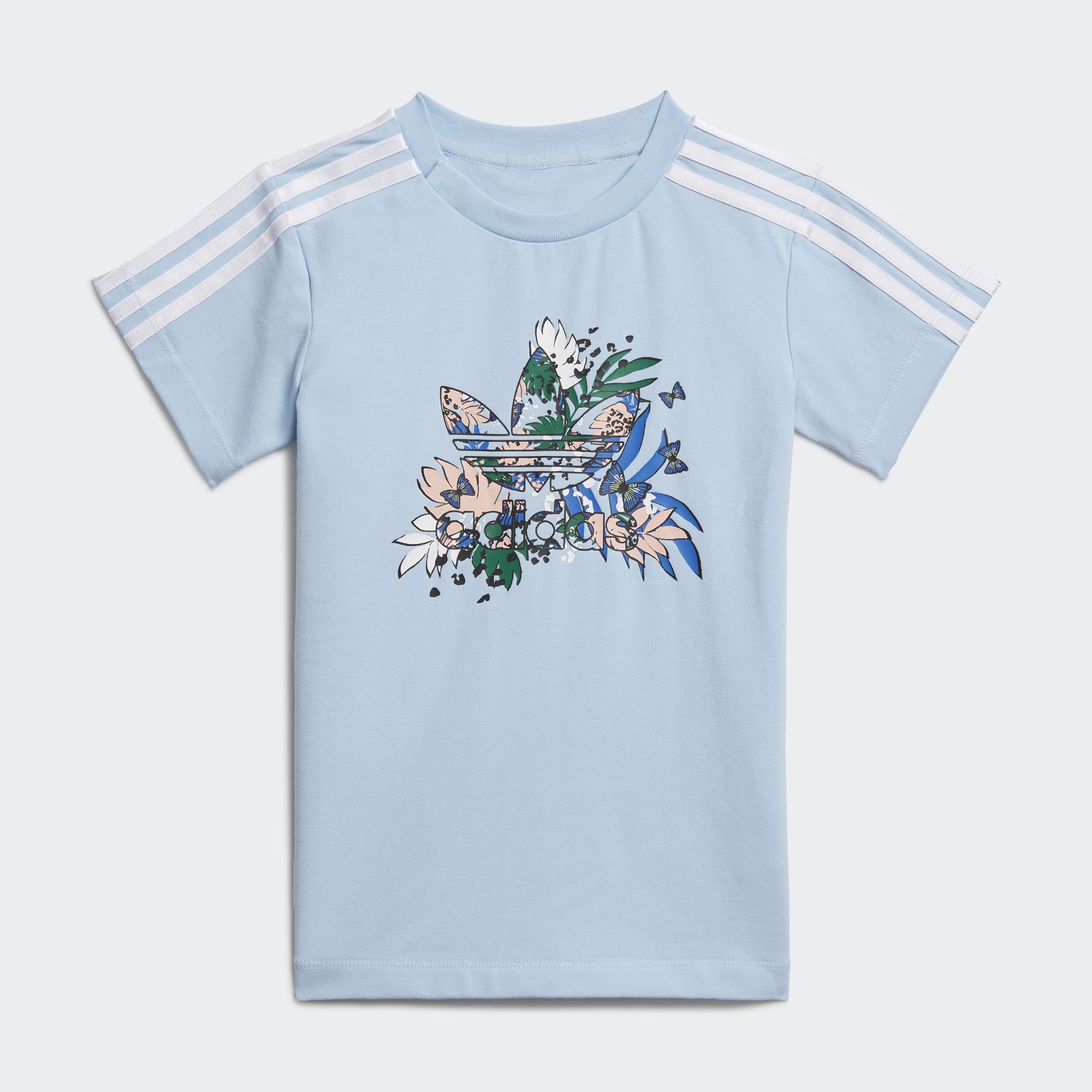 طقم فستان تيشيرت وبنطال ضيق HER Studio London Animal Flower Print