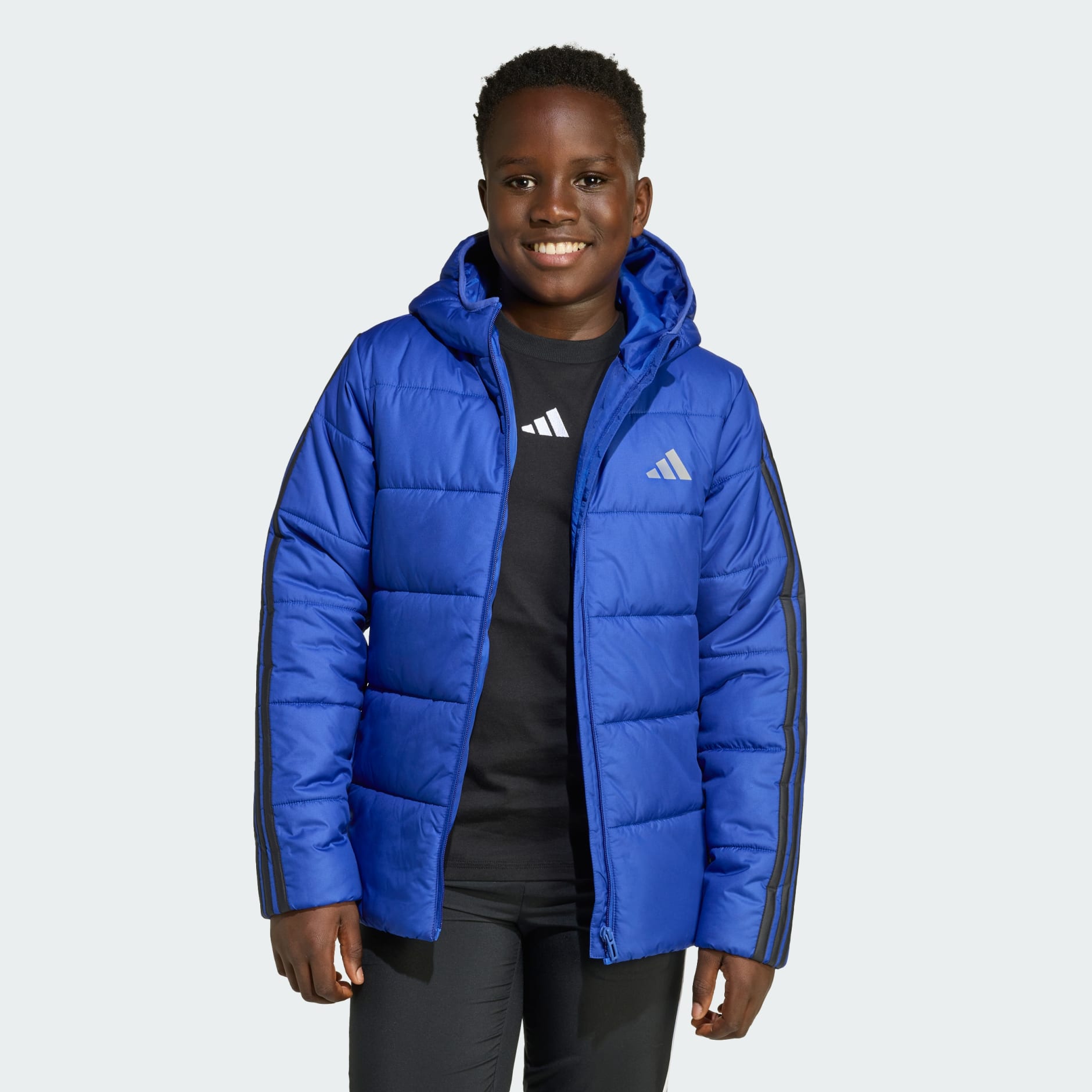 Essentials 3-Stripes Padded Jacket Kids
