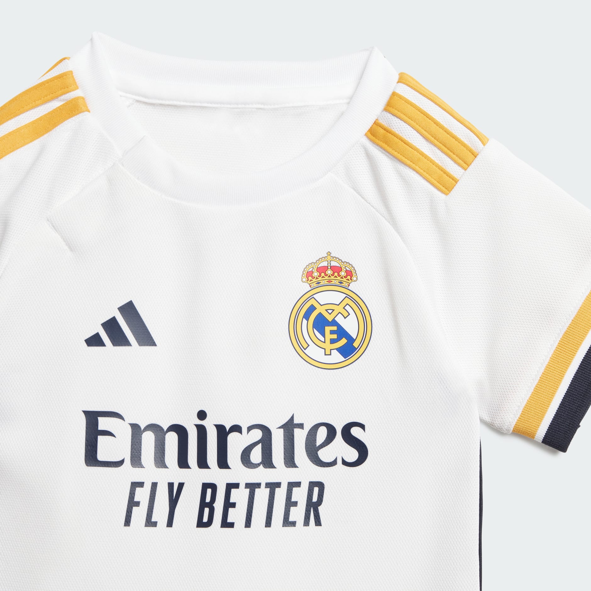 Kids Clothing - Real Madrid 23/24 Home Kit Kids - White
