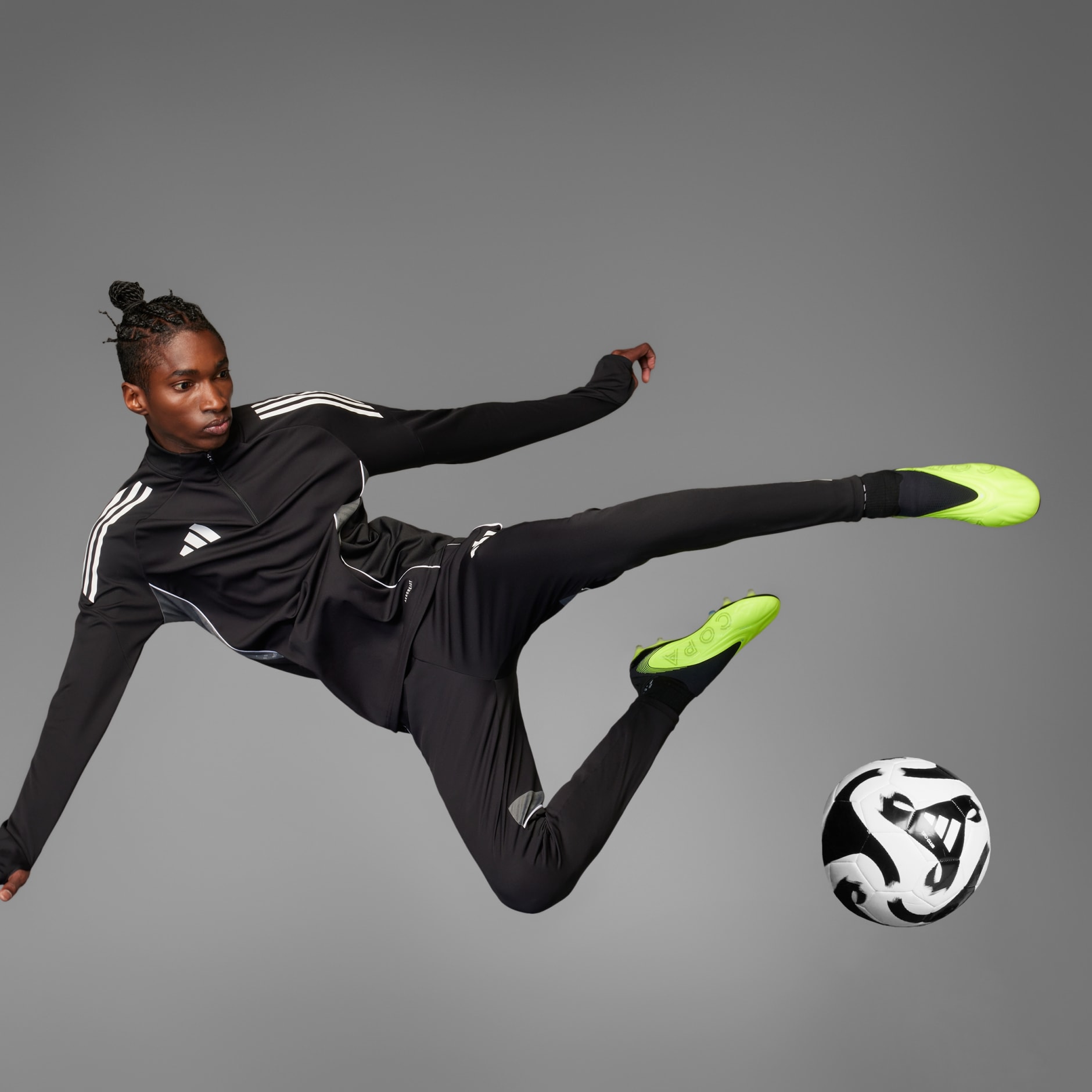 Ghete de fotbal Copa Pure 3 Elite fără șireturi pentru teren ferm