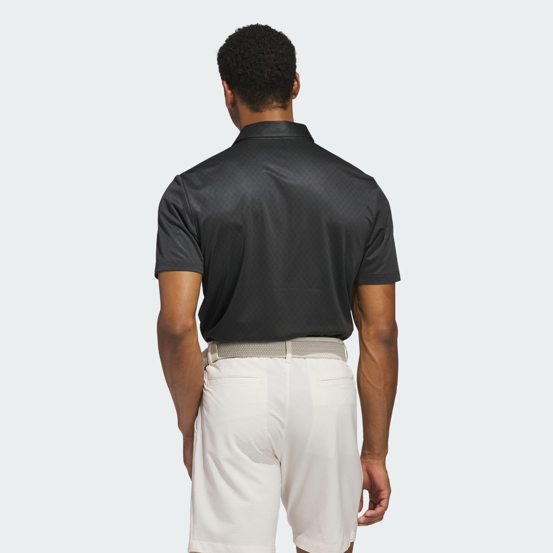 Clothing - Core Allover Print Polo Shirt - Grey | adidas South Africa