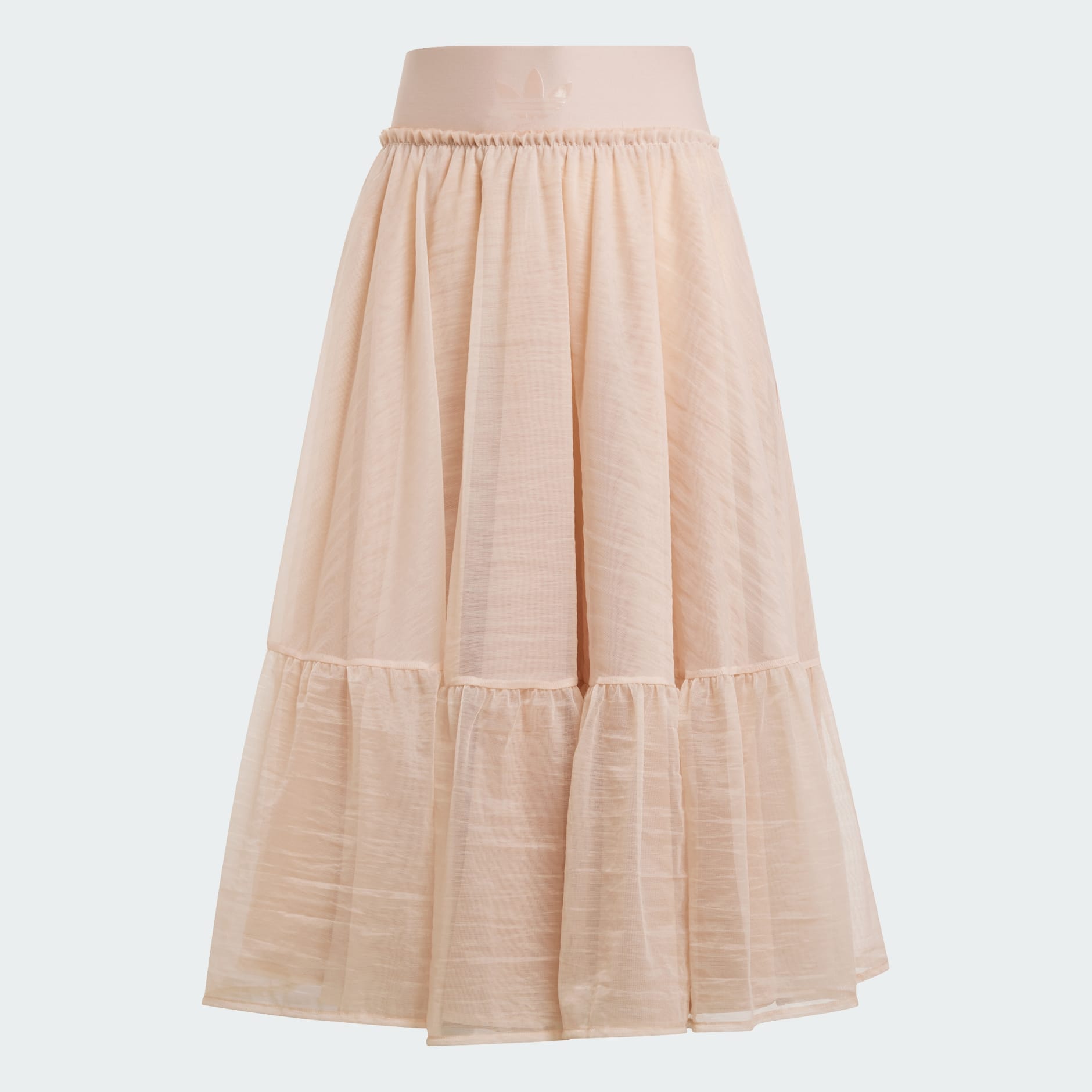 Waistband Tulle Maxi Skirt