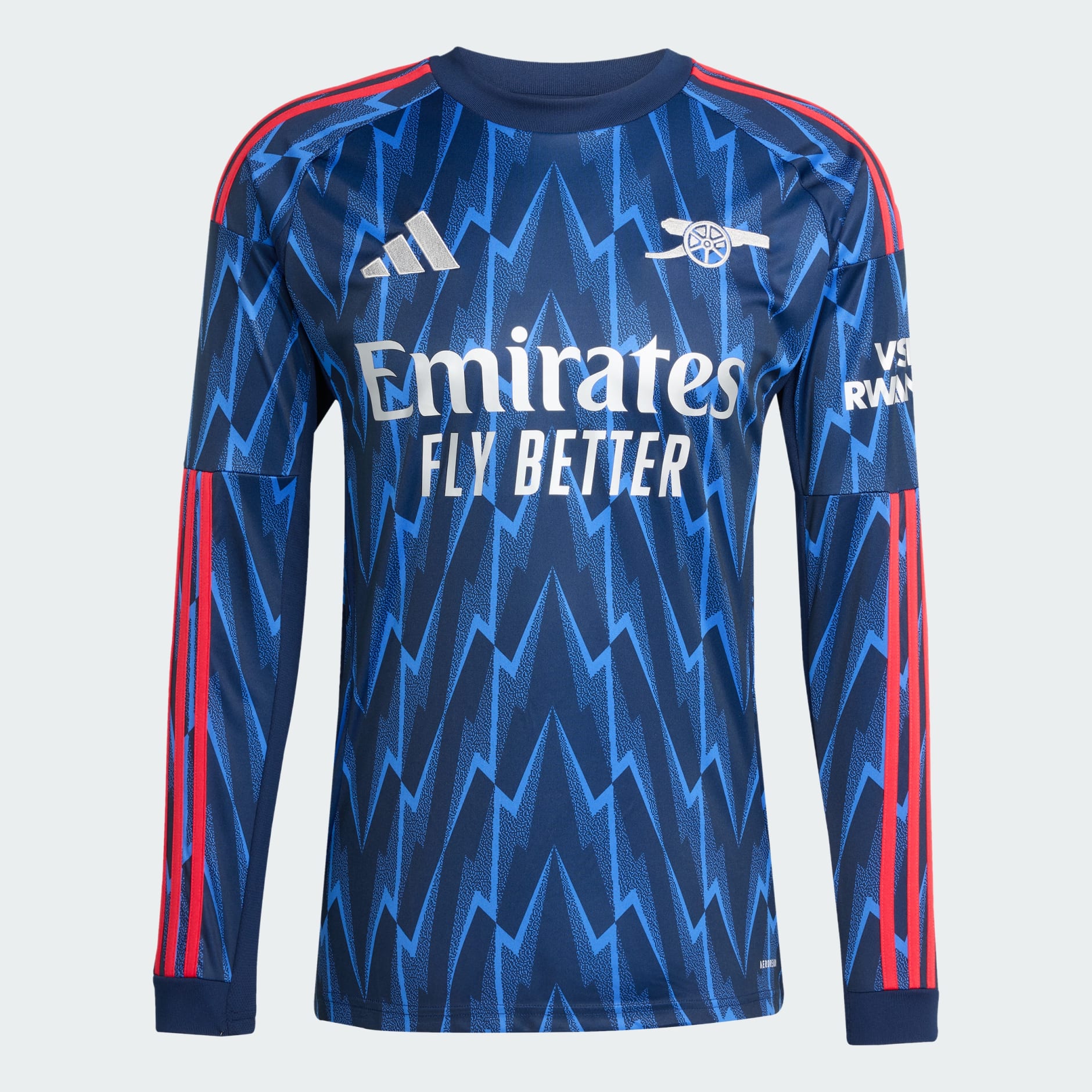 adidas Arsenal 25/26 Long Sleeve Away Jersey - Blue | adidas UAE