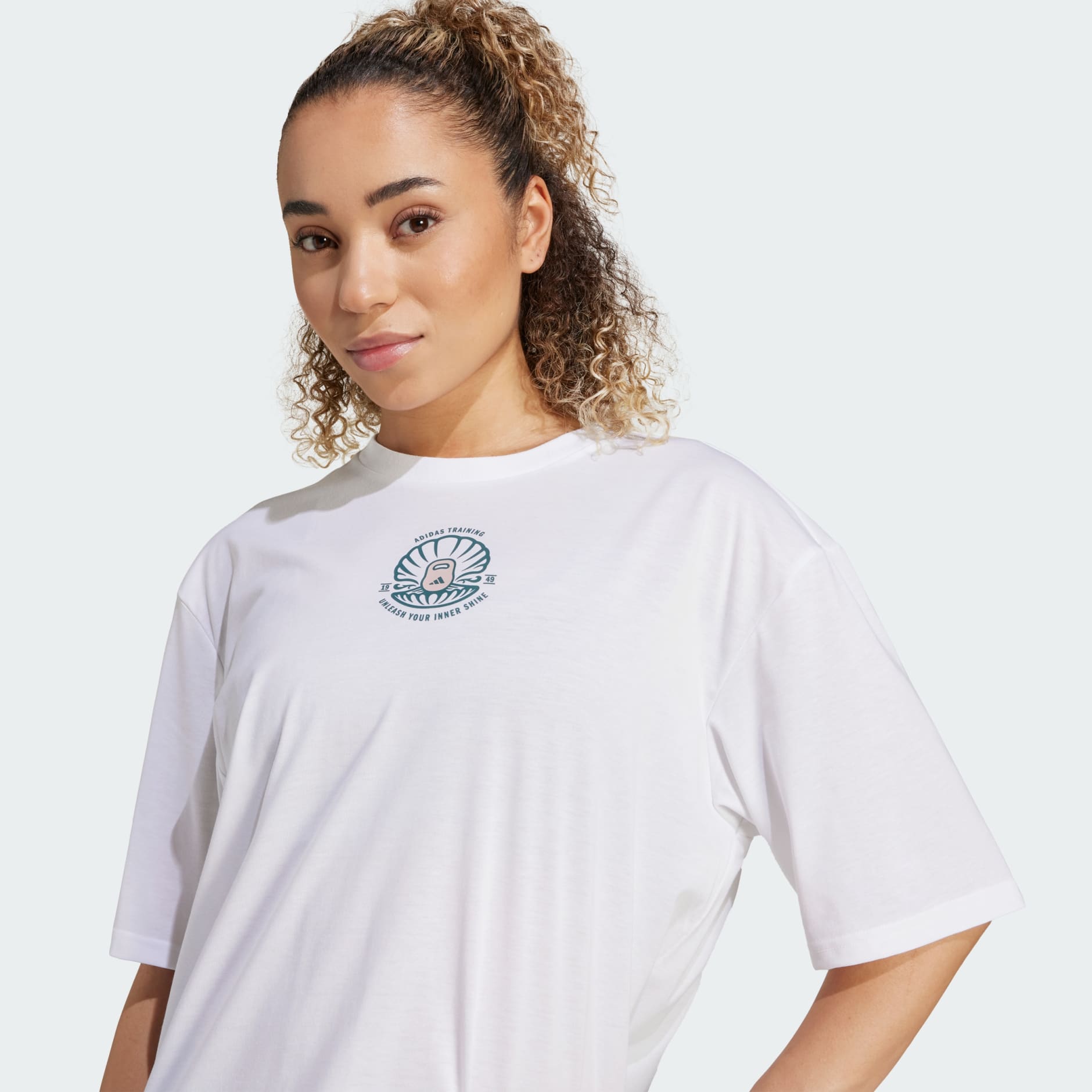 تيشيرت CLIMACOOL Strength Training برسومات جرافيكية