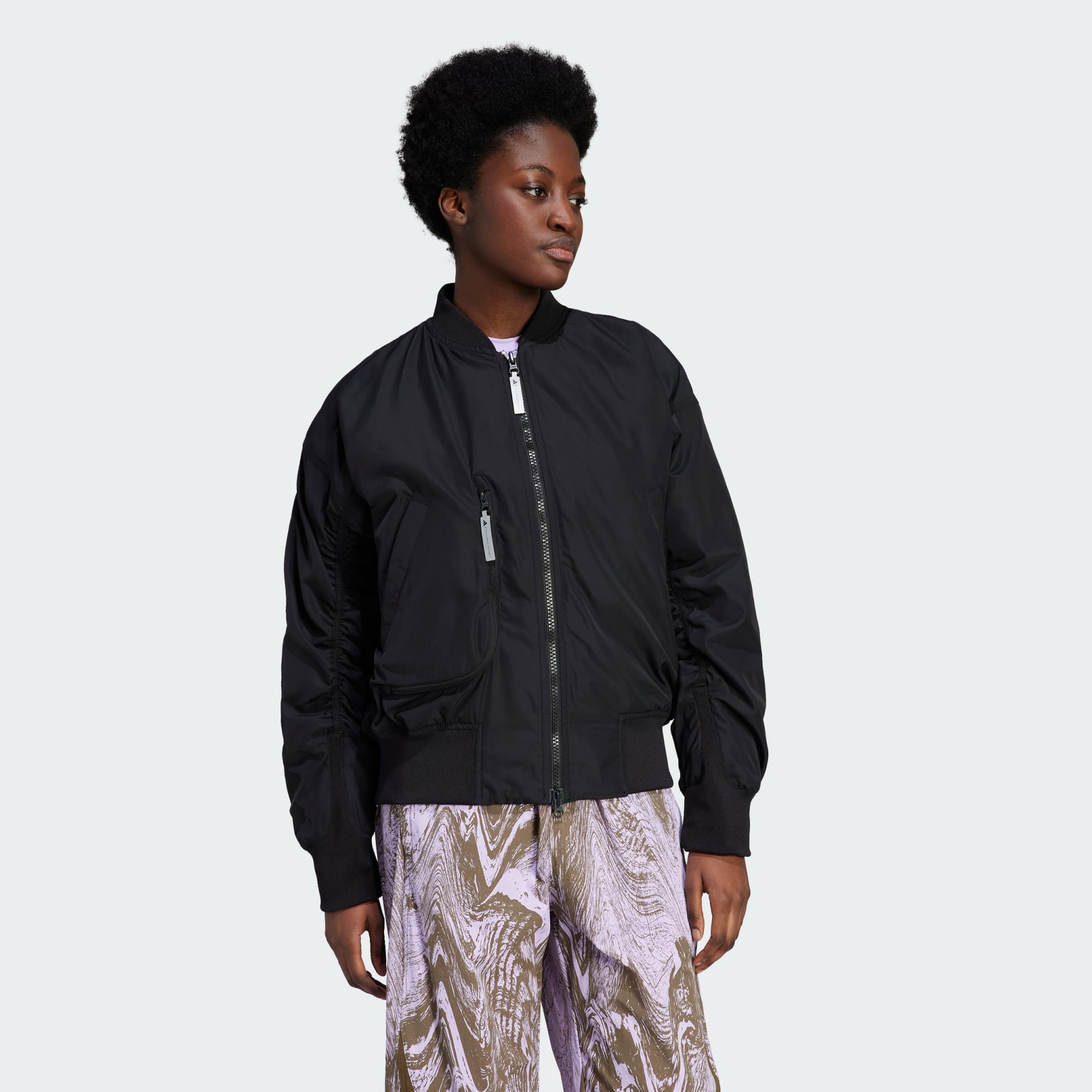 adidas adidas by Stella McCartney Sportswear Woven Bomber Jacket Black adidas UAE