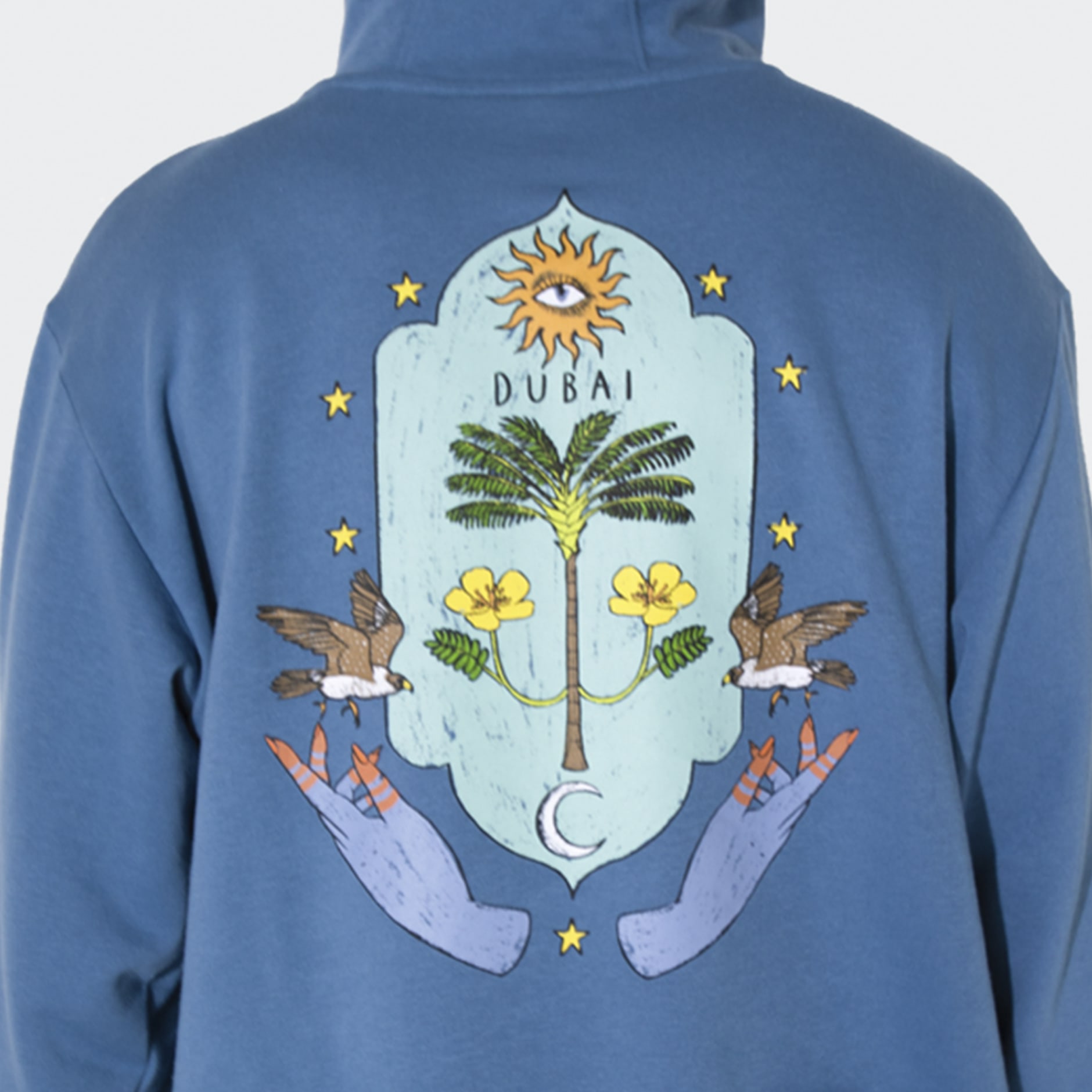 ADIDAS DUBAI NOURIE FLAYHAN GRAPHIC HOODIE