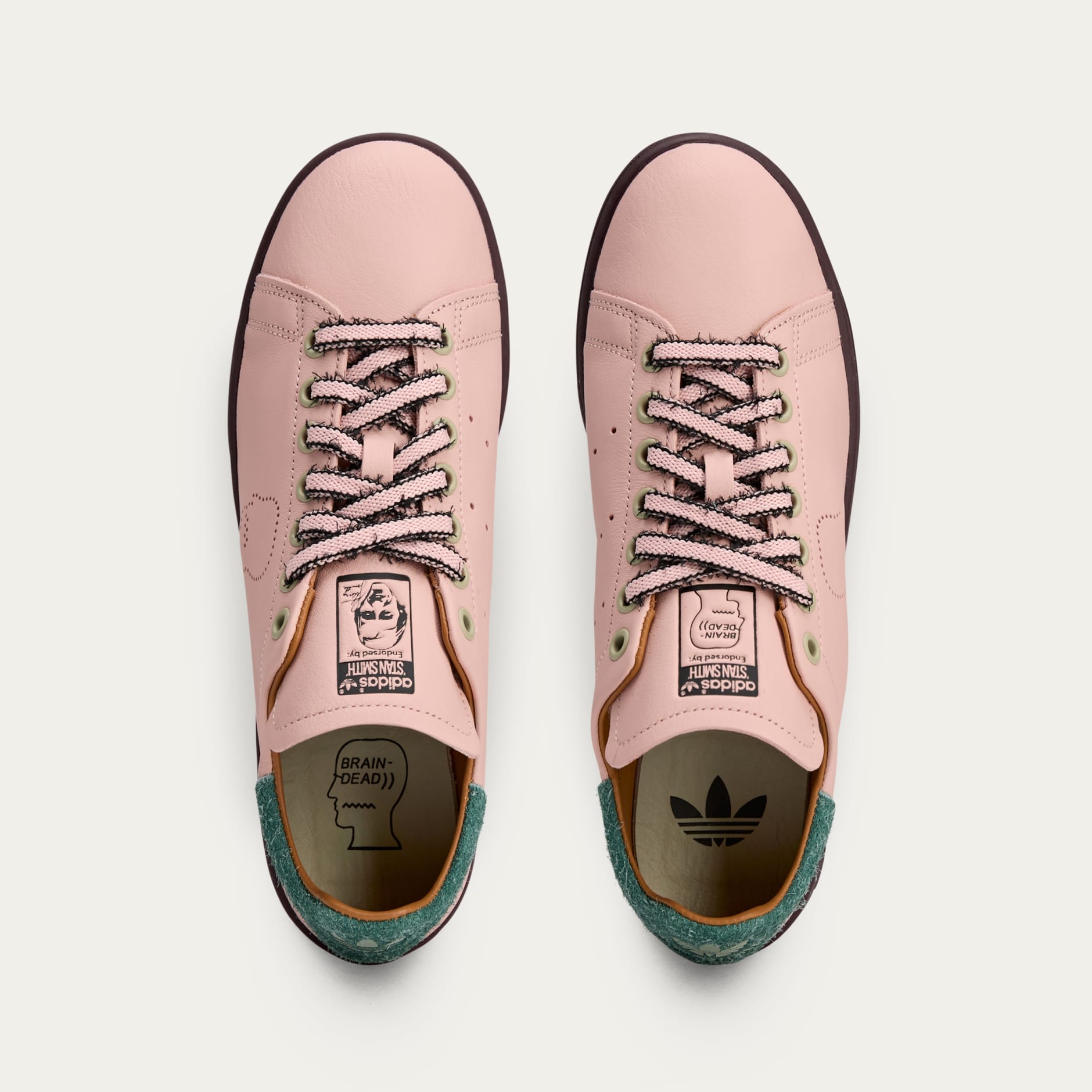 adidas Stan Smith Brain Dead Shoes - Pink | adidas TZ