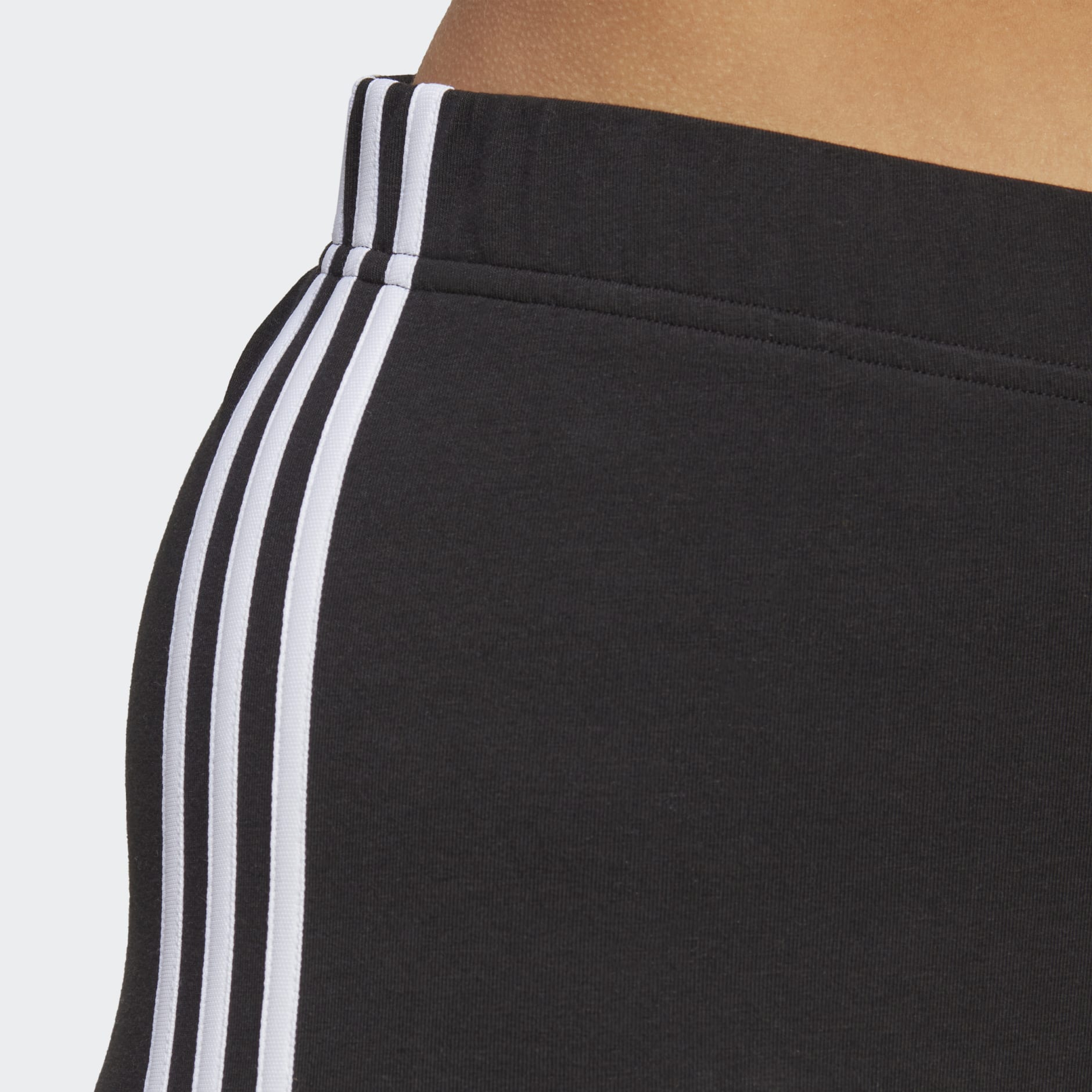 adidas Originals essential legging shorts in gray