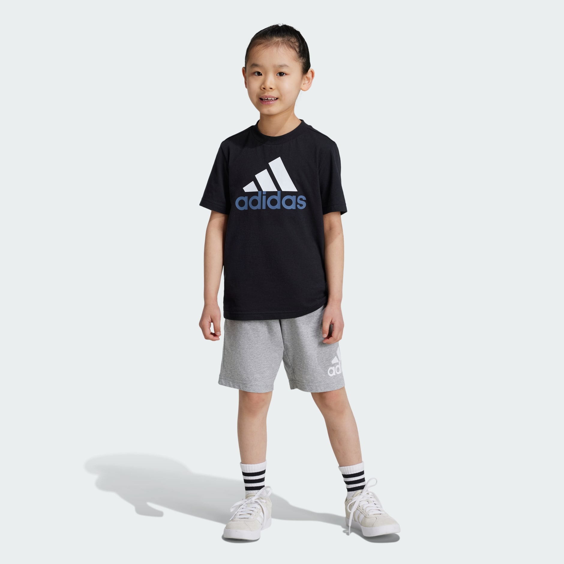 Adidas boys short set best sale