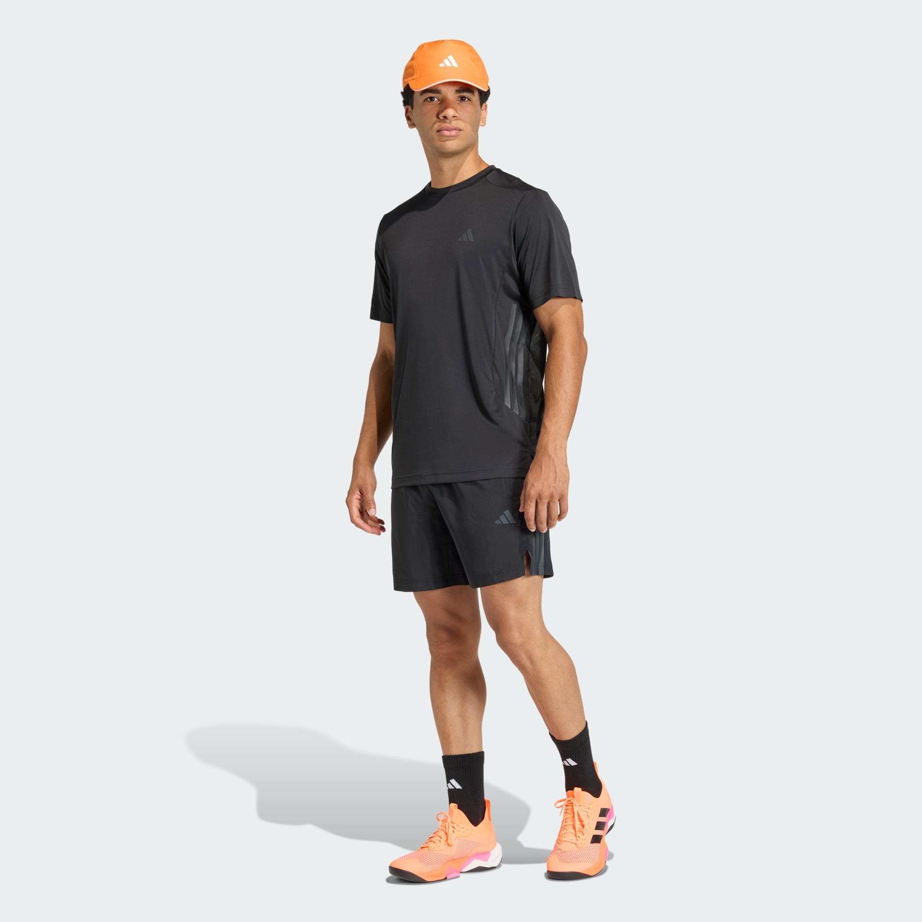 MAJICA TECH ESSENTIALS WORKOUT 3 STRIPES